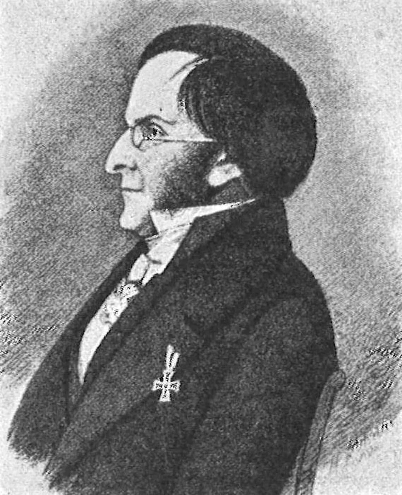 Porträt von Nils Gustaf Nordenskiöld (1792–1866) – Gedenkseite
