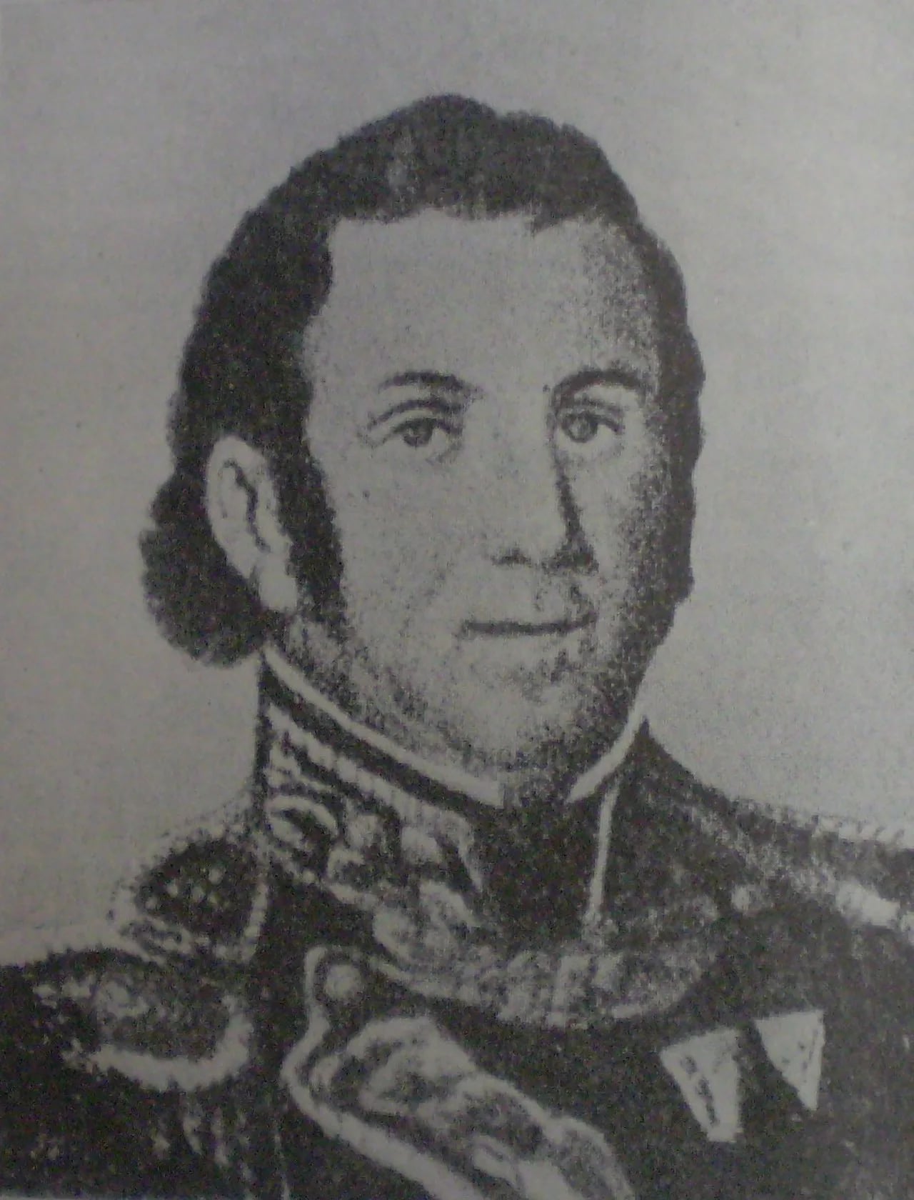 Porträt von José Albino Gutiérrez (1773–1831) – Gedenkseite