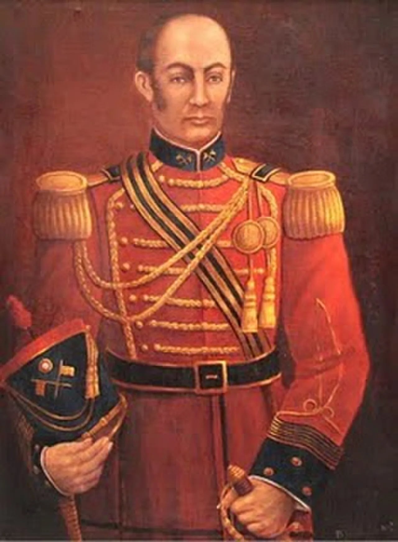 Porträt von José Andrés Rázuri (1791–1883) – Gedenkseite