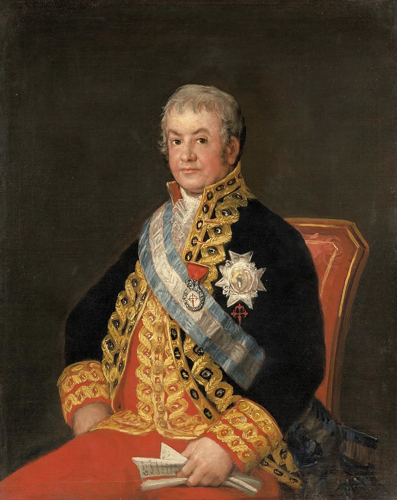 Porträt von José Antonio Caballero (1754–1821) – Gedenkseite