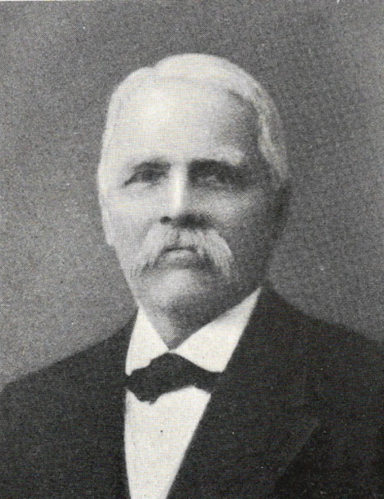 Porträt von Svening Alfred Larsson (1856–1933) – Gedenkseite