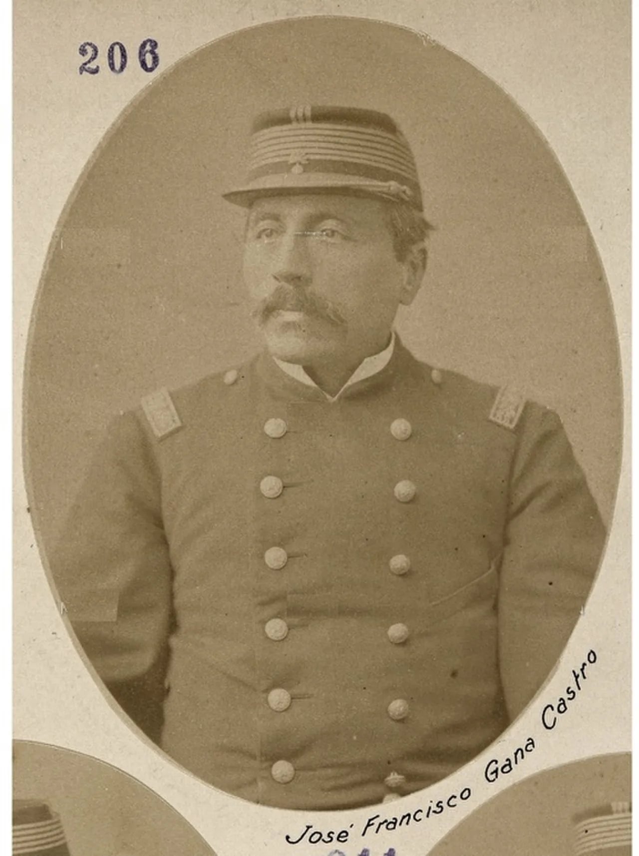 Porträt von José Francisco Gana Castro (1828–1894) – Gedenkseite