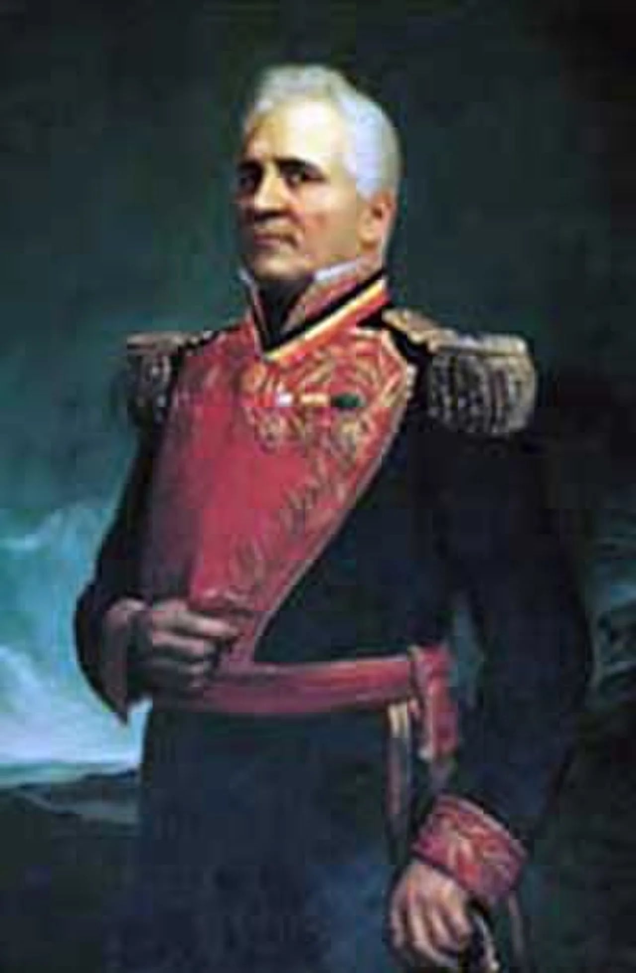 Porträt von José Laurencio Silva (1791–1873) – Gedenkseite