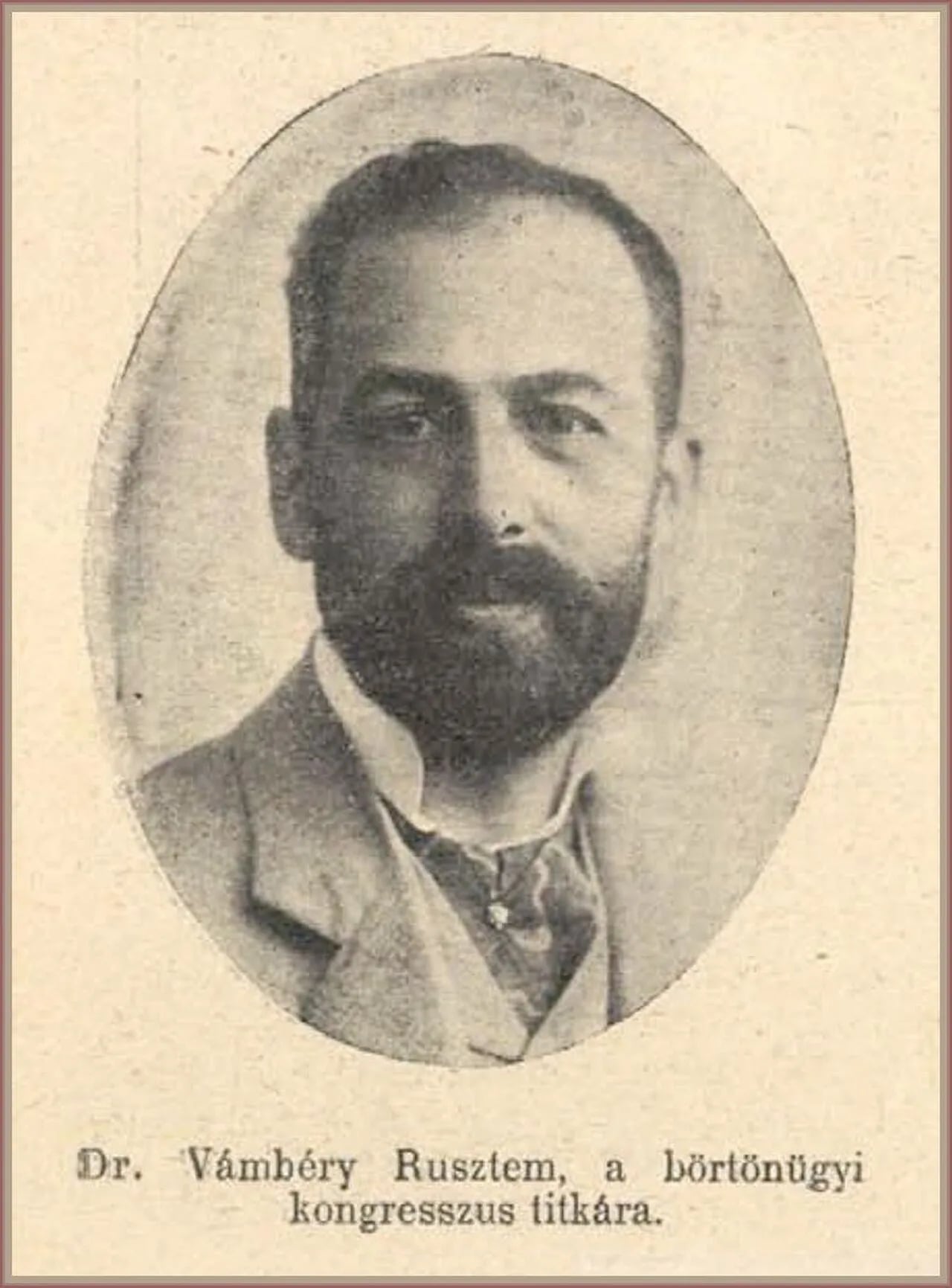 Porträt von Rustem Vambery (1872–1948) – Gedenkseite
