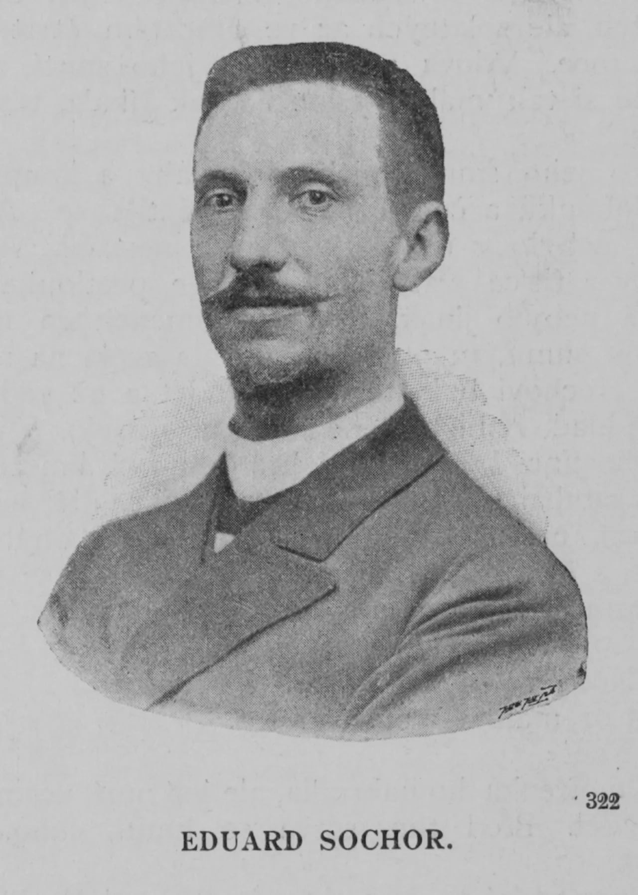 Porträt von Eduard Sochor (1862–1947) – Gedenkseite
