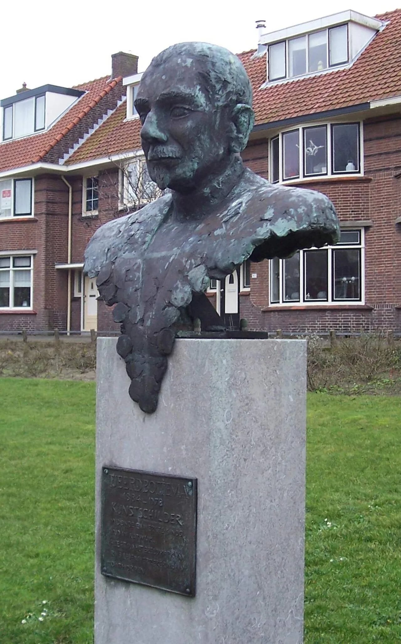 Porträt von Tjeerd Bottema (1884–1978) – Gedenkseite