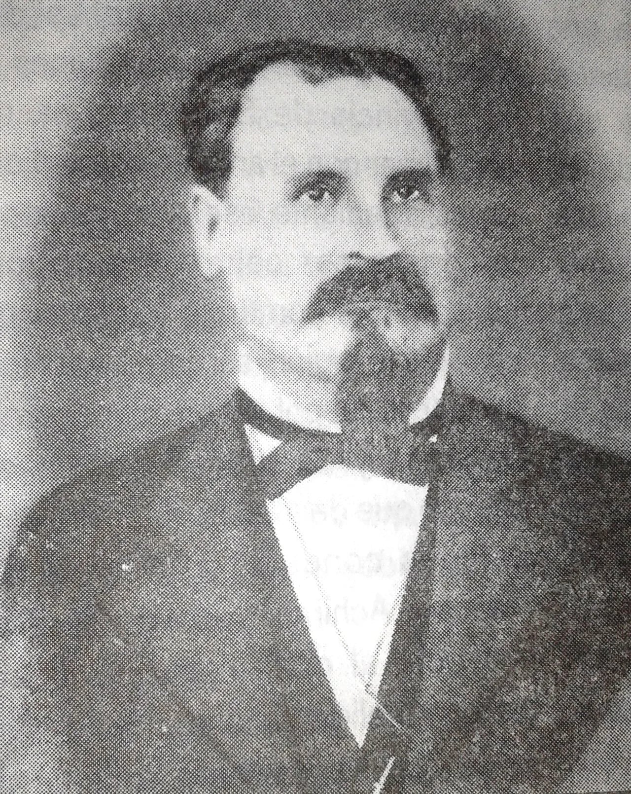 Porträt von Juan Agustín Ortiz Estrada (1822–1894) – Gedenkseite