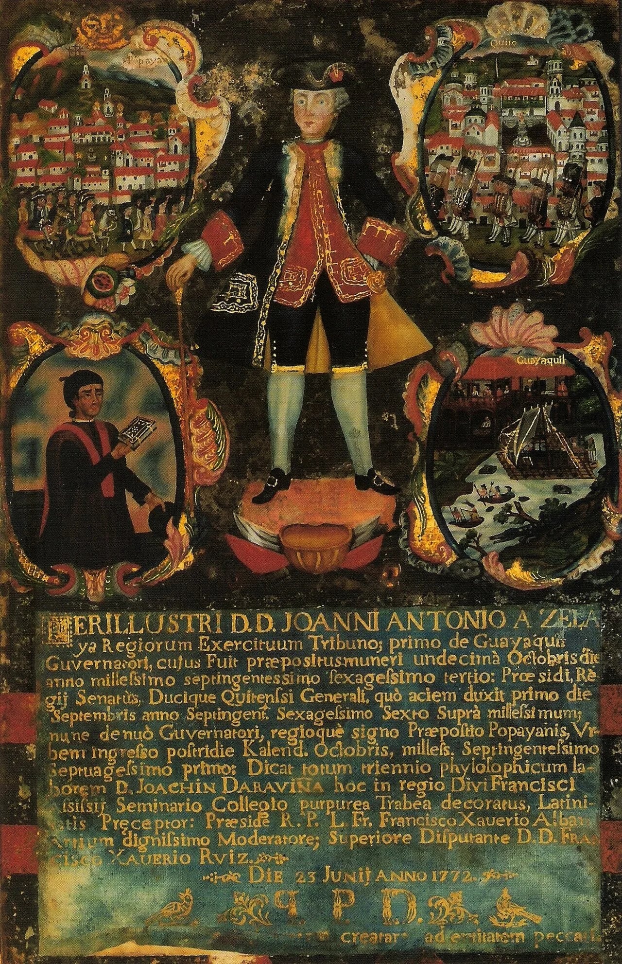 Portrait of Juan Antonio Zelaya (1712–1776) – memorial page