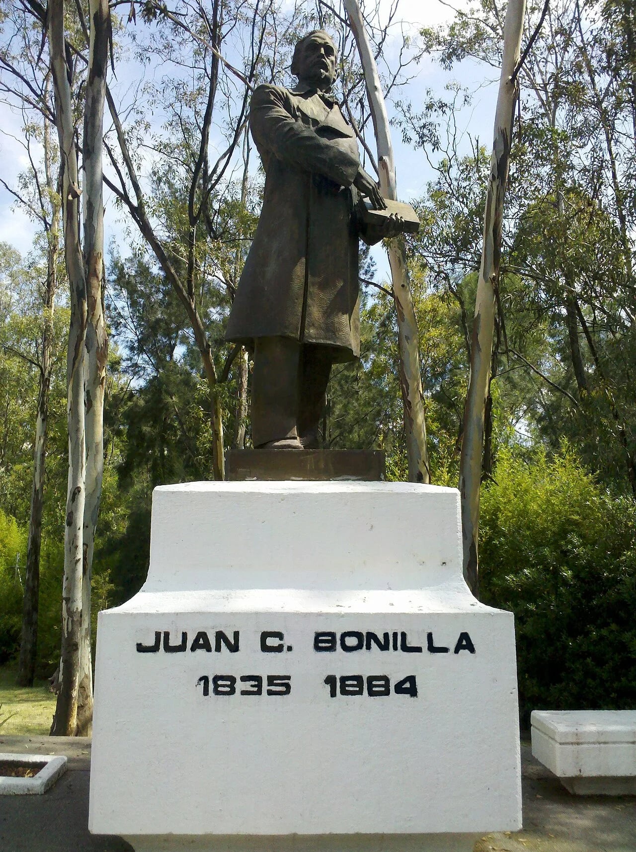 Porträt von Juan Crisóstomo Bonilla (1835–1884) – Gedenkseite