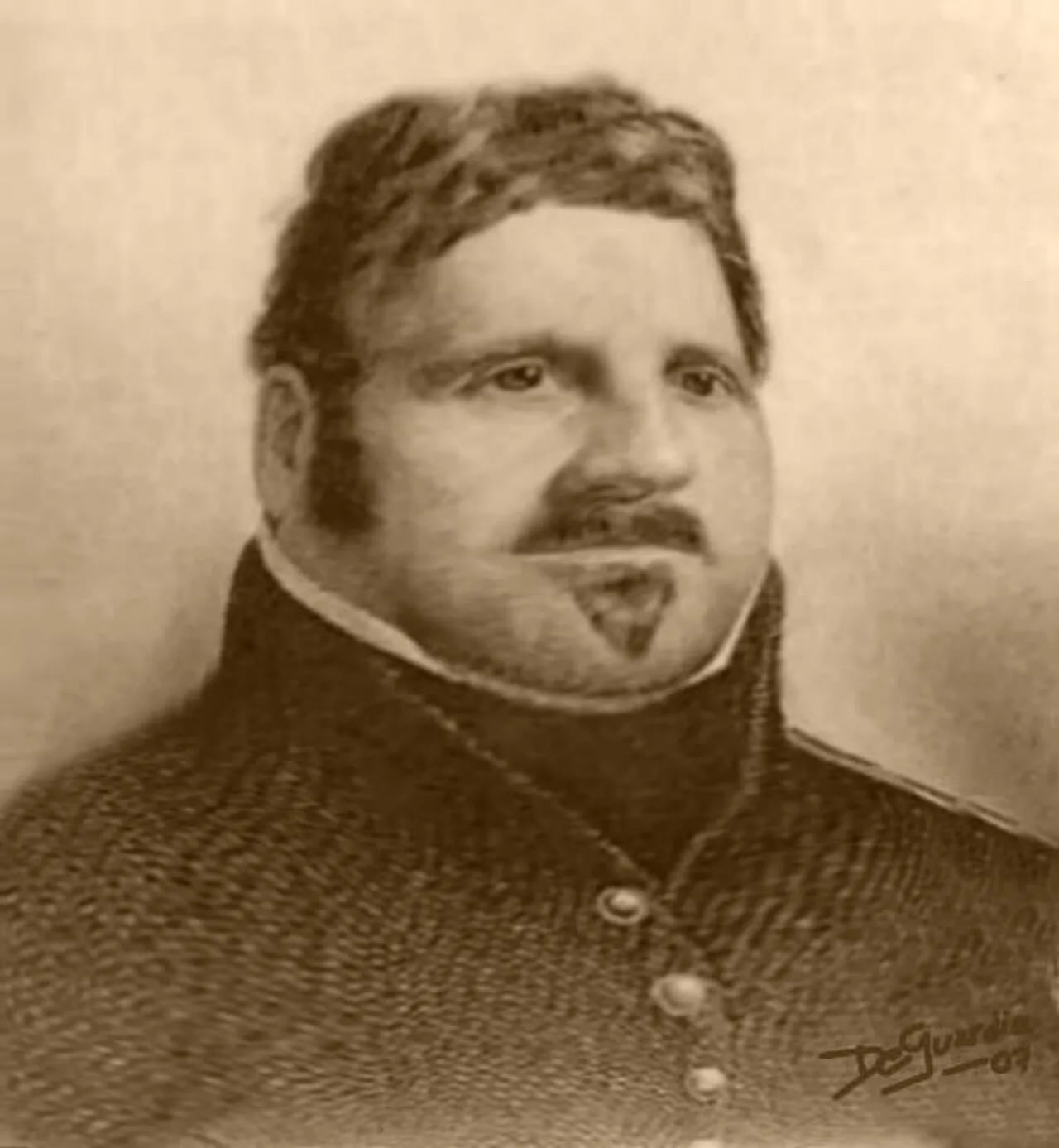 Porträt von Juan José Feliciano Alejo Fernández Campero, marqués de Yaví (1777–1820) – Gedenkseite