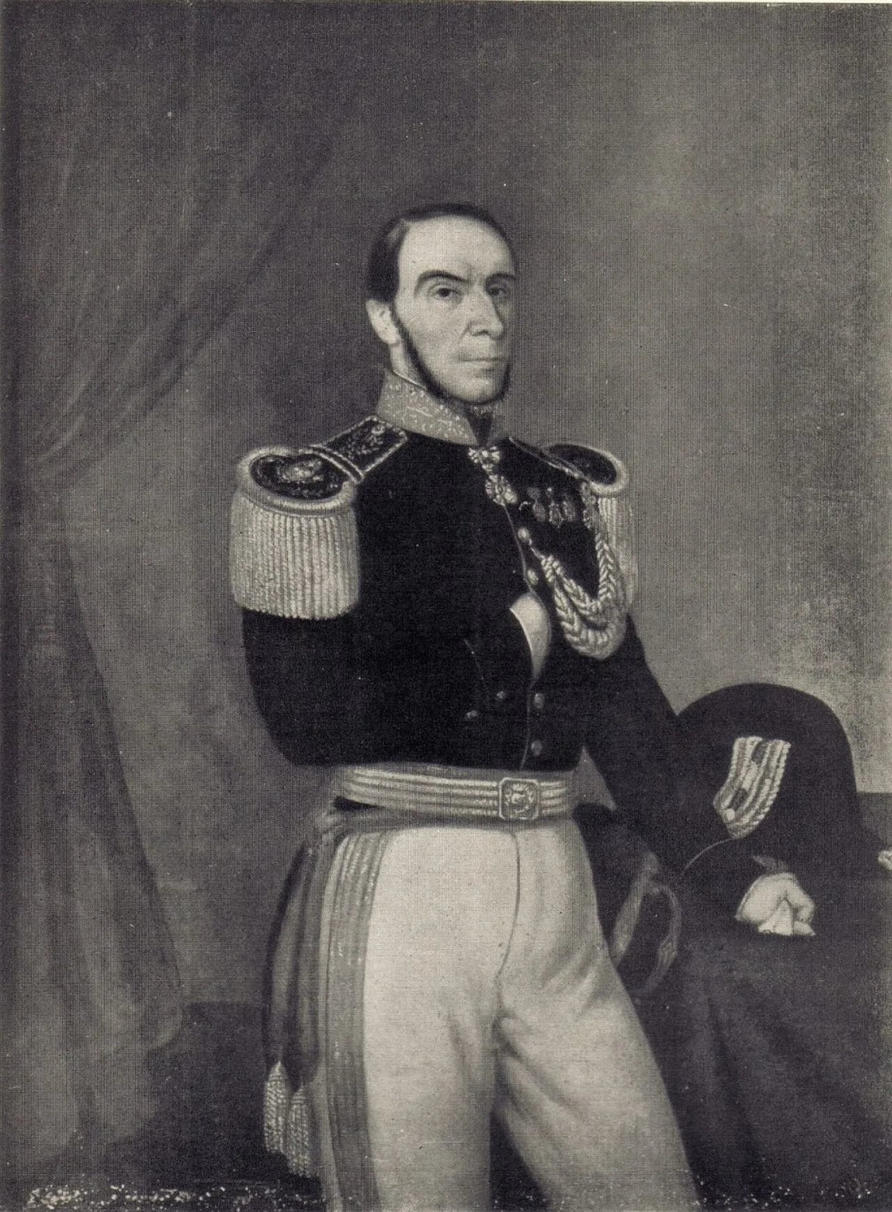 Porträt von Juan José Olleros (1794–1857) – Gedenkseite