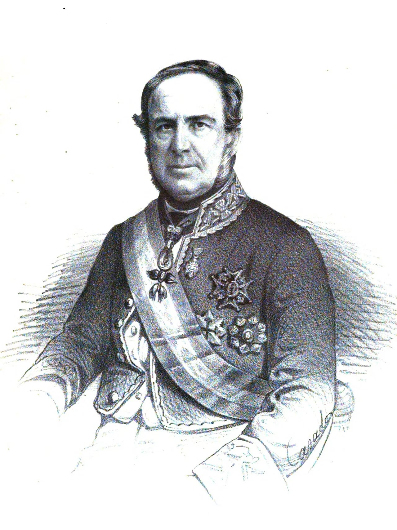 Porträt von Juan Roca de Togores y Carrasco (1801–1883) – Gedenkseite