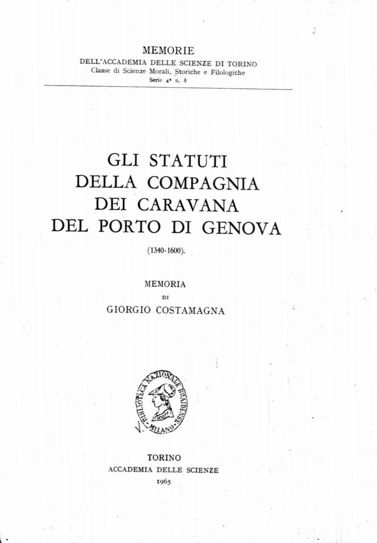 Porträt von Giorgio Costamagna (1916–2000) – Gedenkseite