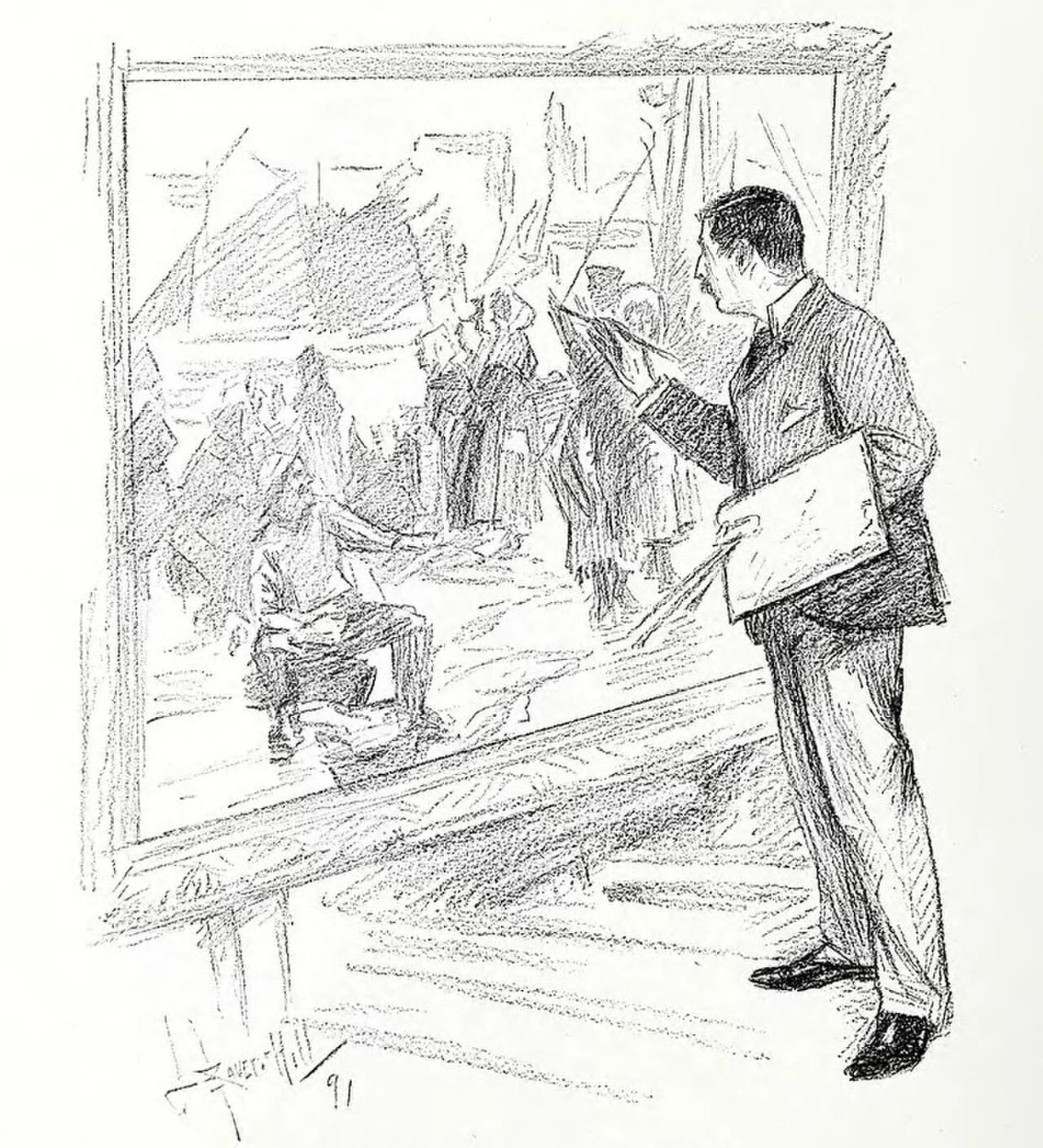Portrait of Albert Chevallier Tayler (1862–1925) – memorial page