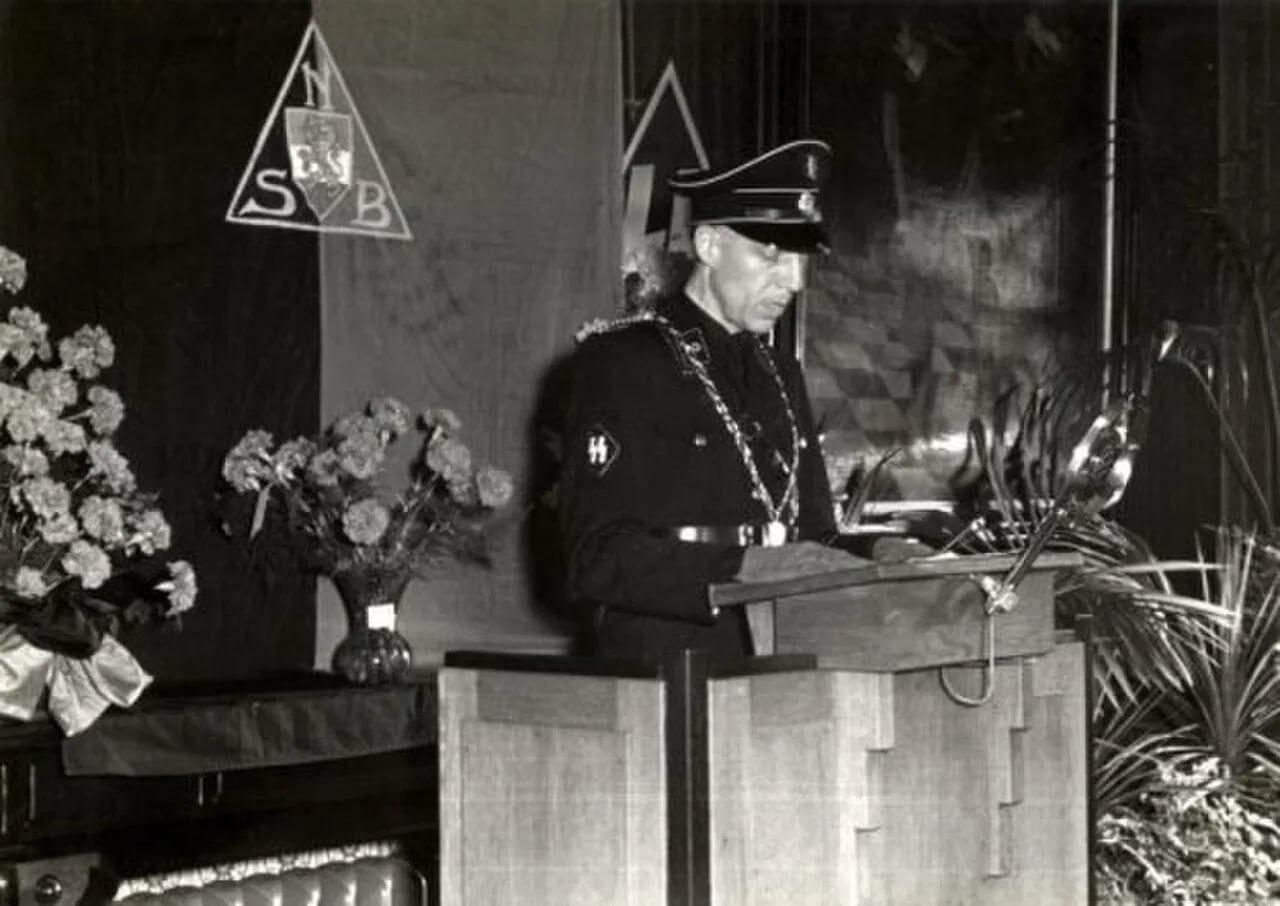 Porträt von Edward Floris Sandberg (1898–1988) – Gedenkseite
