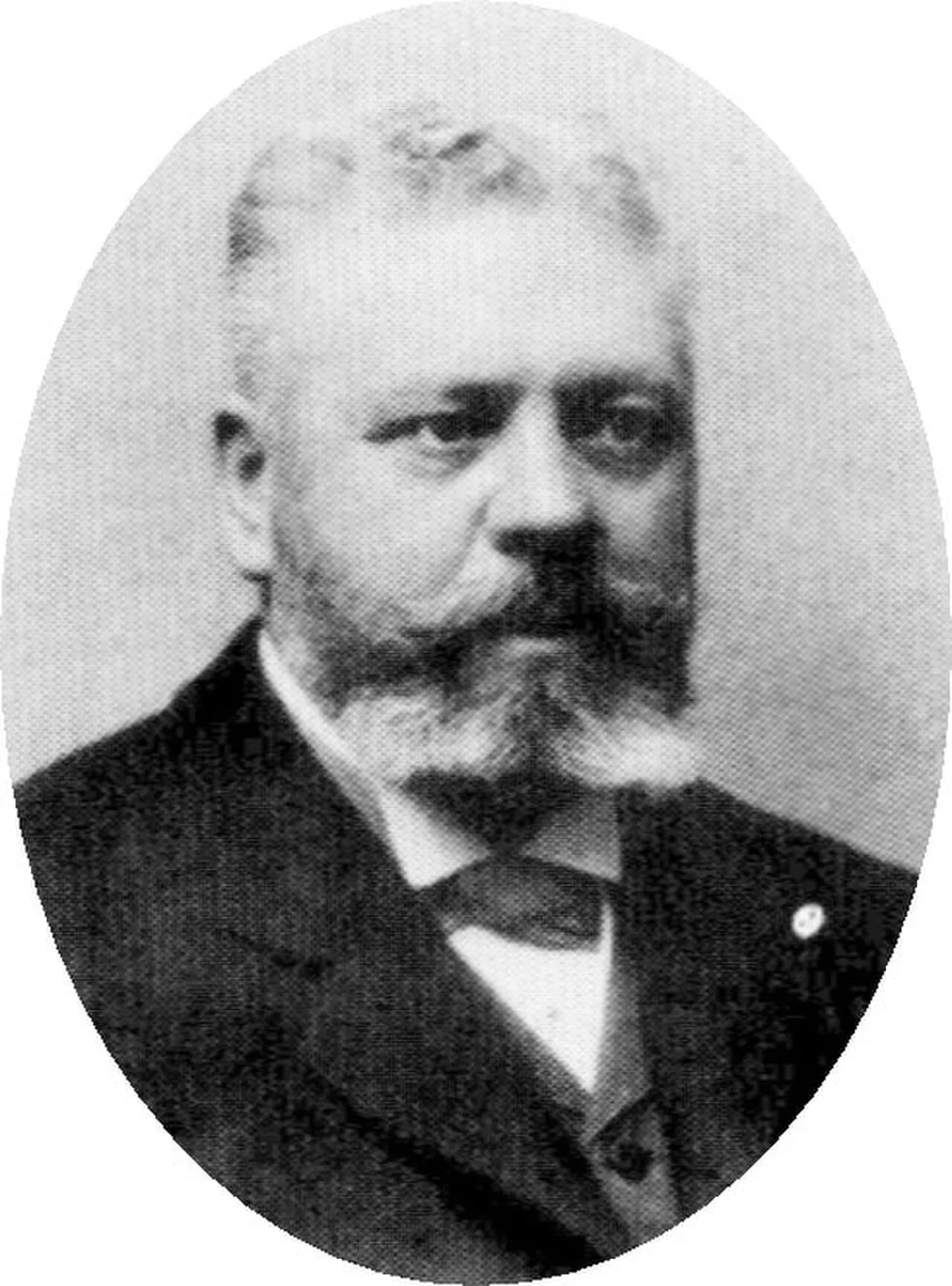 Porträt von Johan Gustaf Linderoth (1848–1924) – Gedenkseite
