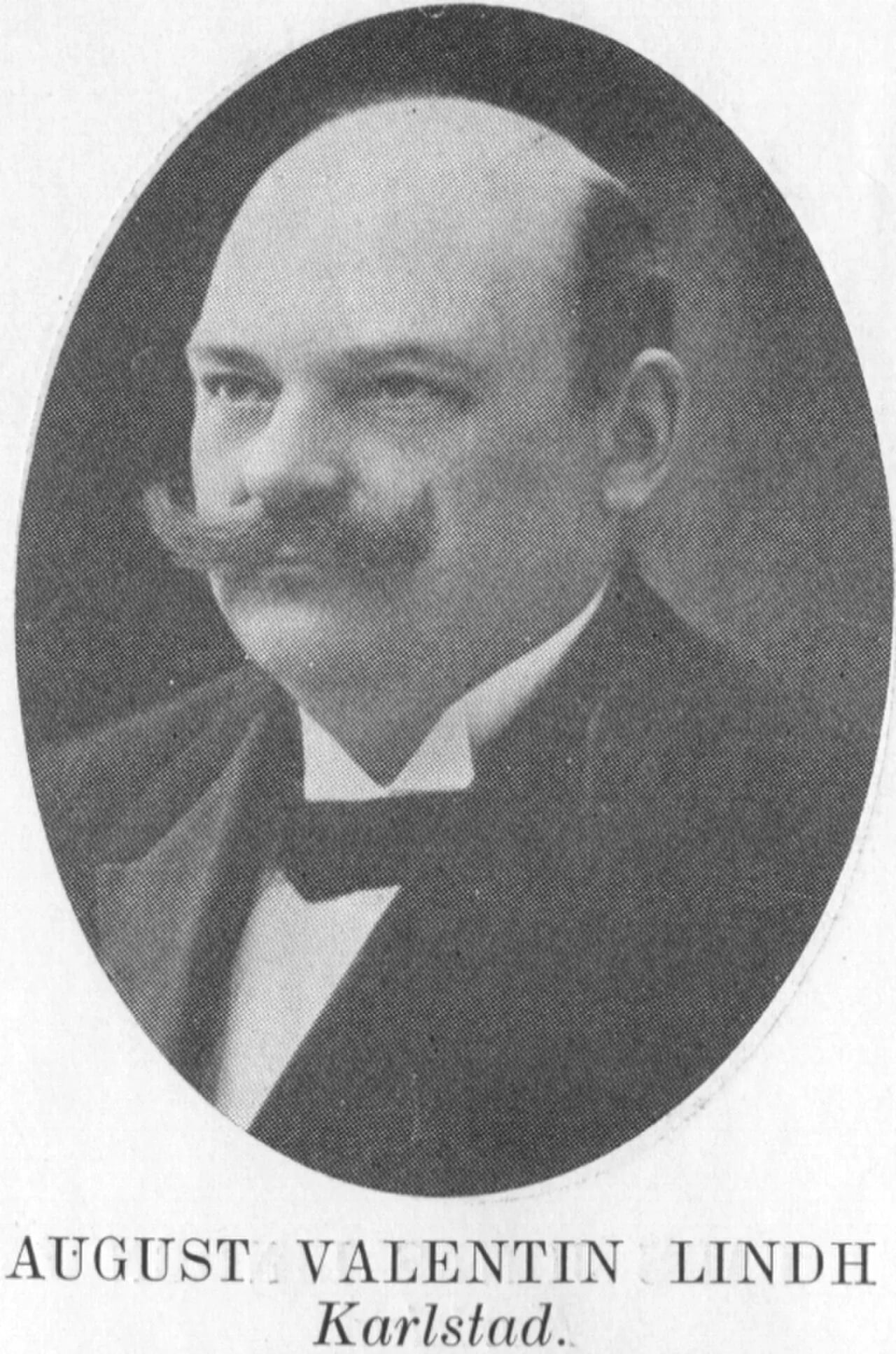 Portrait of August Lindh i Kil (1876–1950) – memorial page