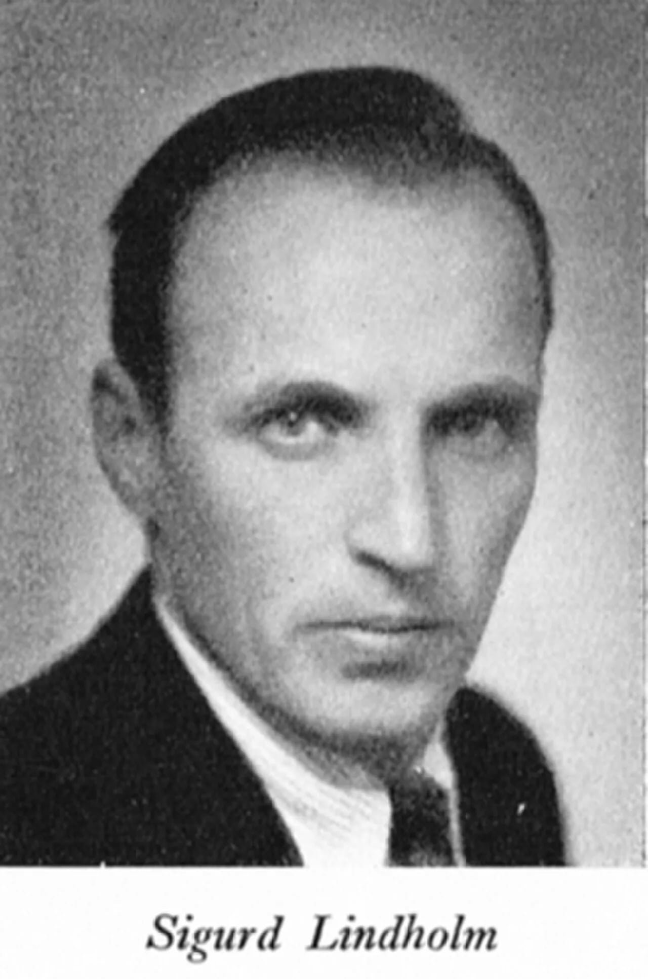 Portrait of Sigurd Lindholm (1904–1990) – memorial page