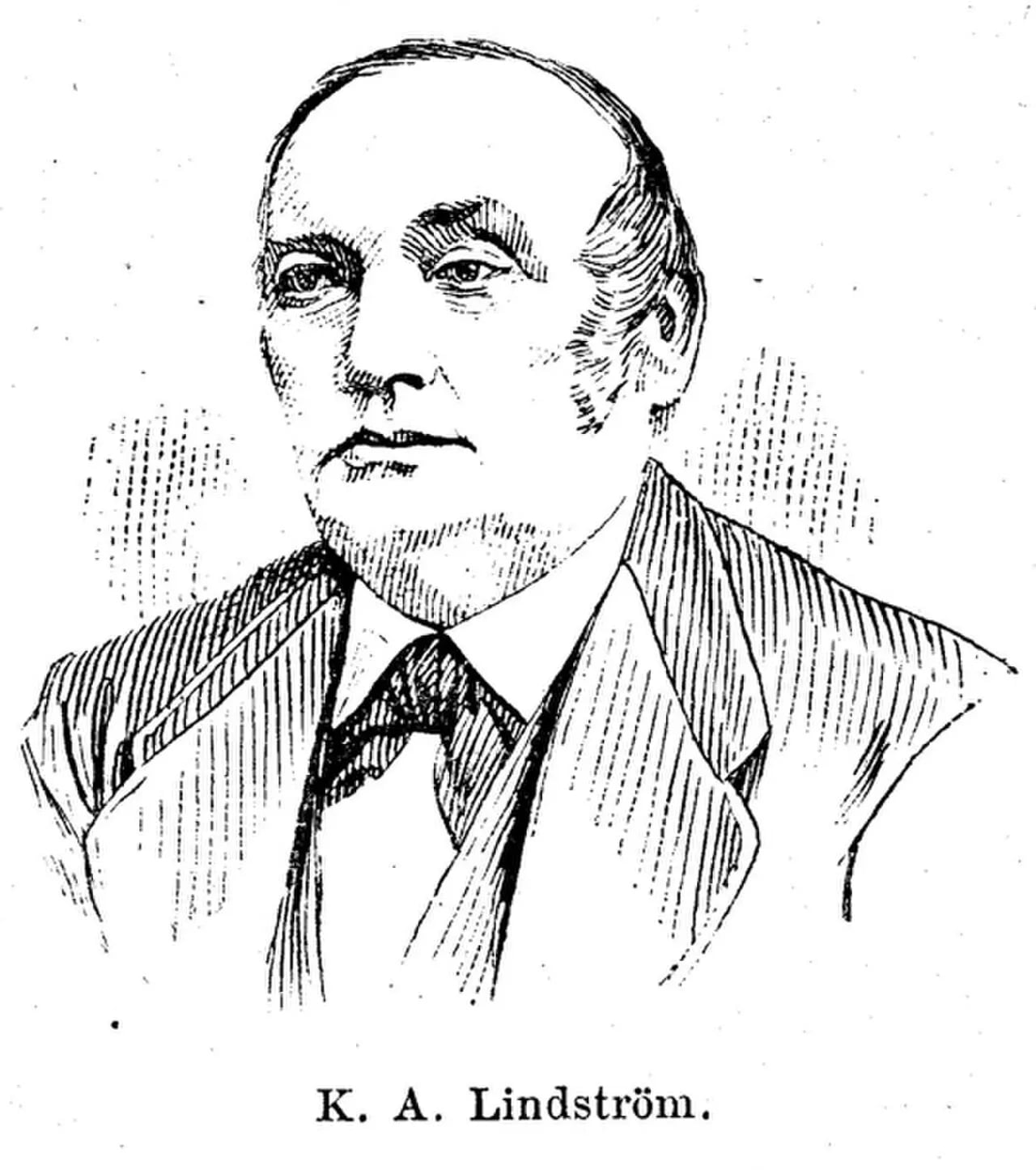 Portrait of Karl Adam Lindström (1816–1885) – memorial page