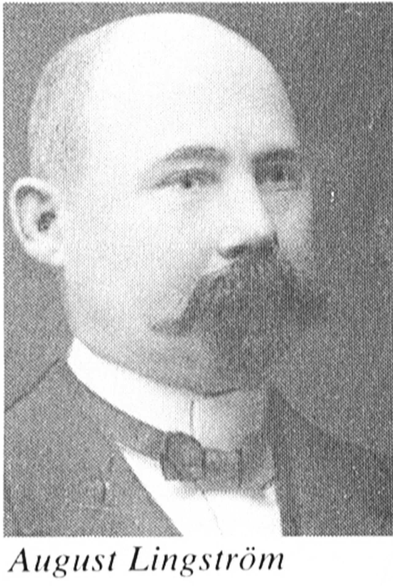 Porträt von August Lingström (1860–1931) – Gedenkseite