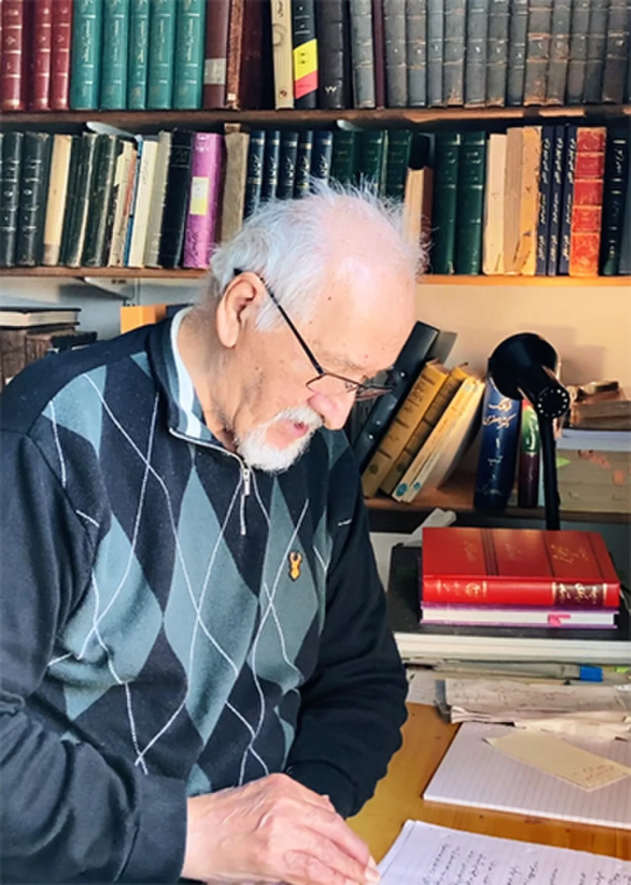 Porträt von Mohammad Jafar Jafari Langarudi (1923–2023) – Gedenkseite
