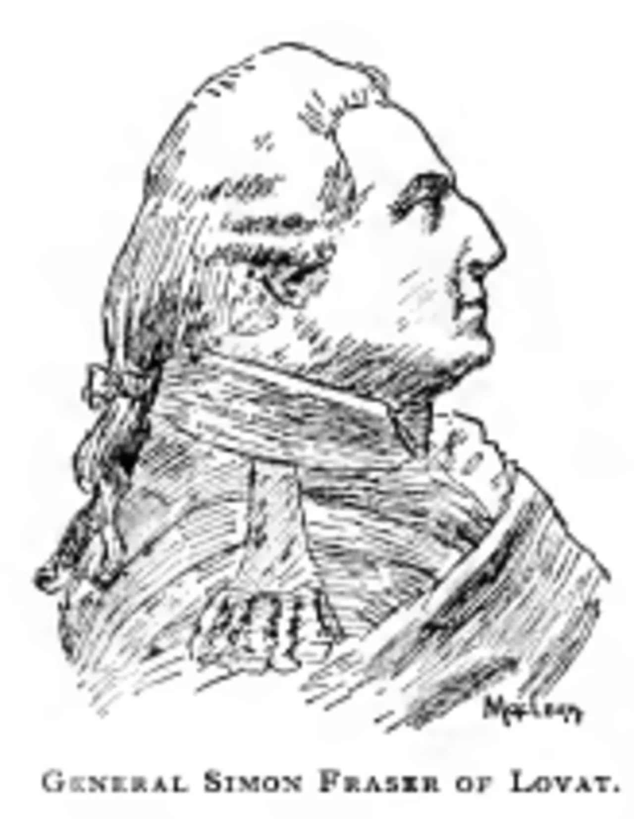 Portrait of Simon Fraser (1726–1782) – memorial page