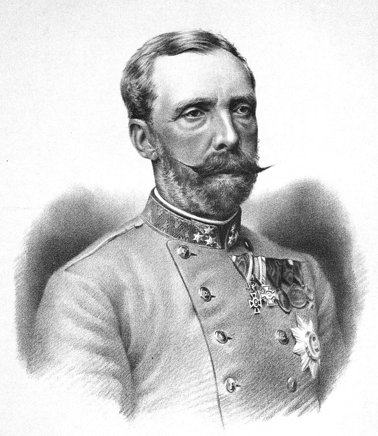 Porträt von Anton von Schönfeld (1827–1898) – Gedenkseite