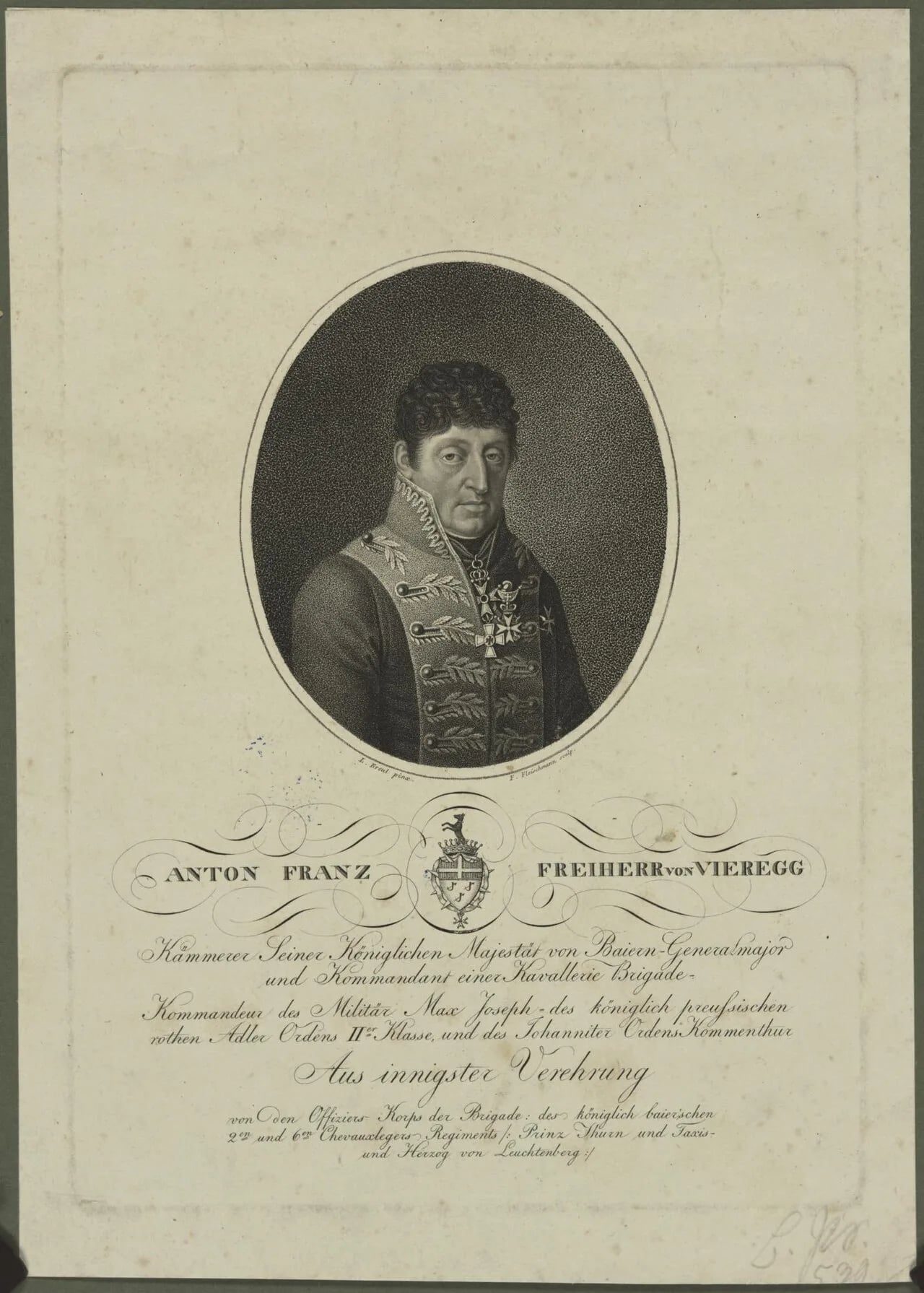 Portrait of Anton von Vieregg (1755–1830) – memorial page