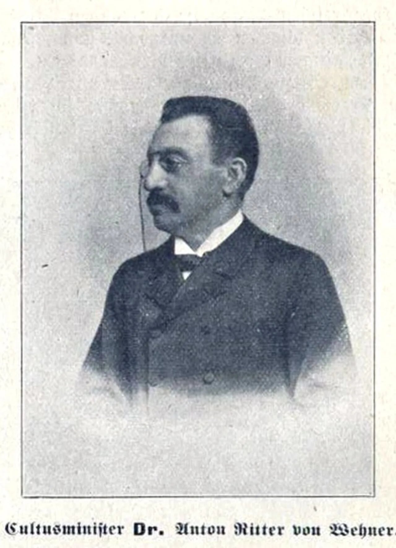 Porträt von Anton von Wehner (1850–1915) – Gedenkseite