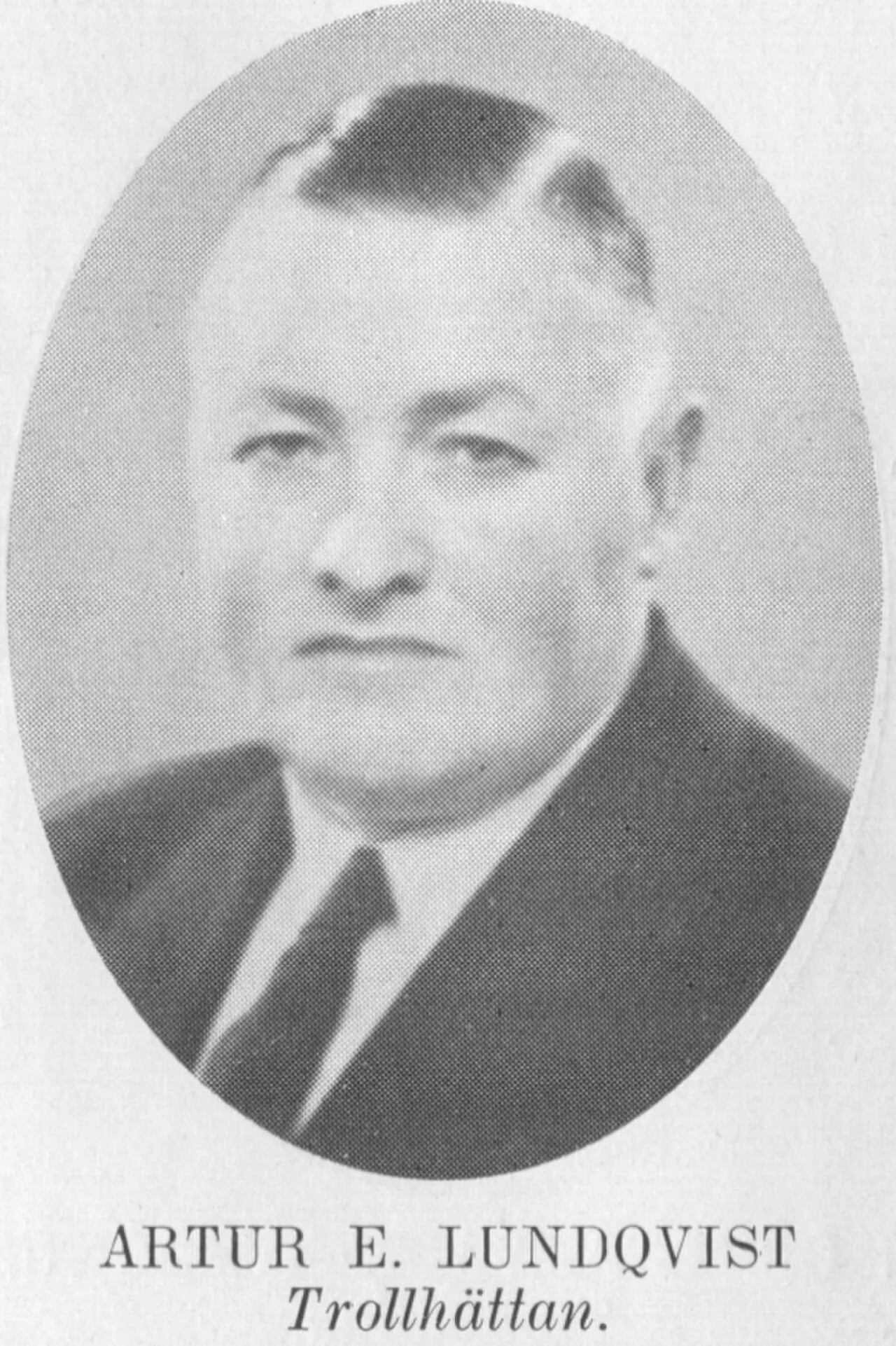 Porträt von Artur Lundqvist (1894–1963) – Gedenkseite