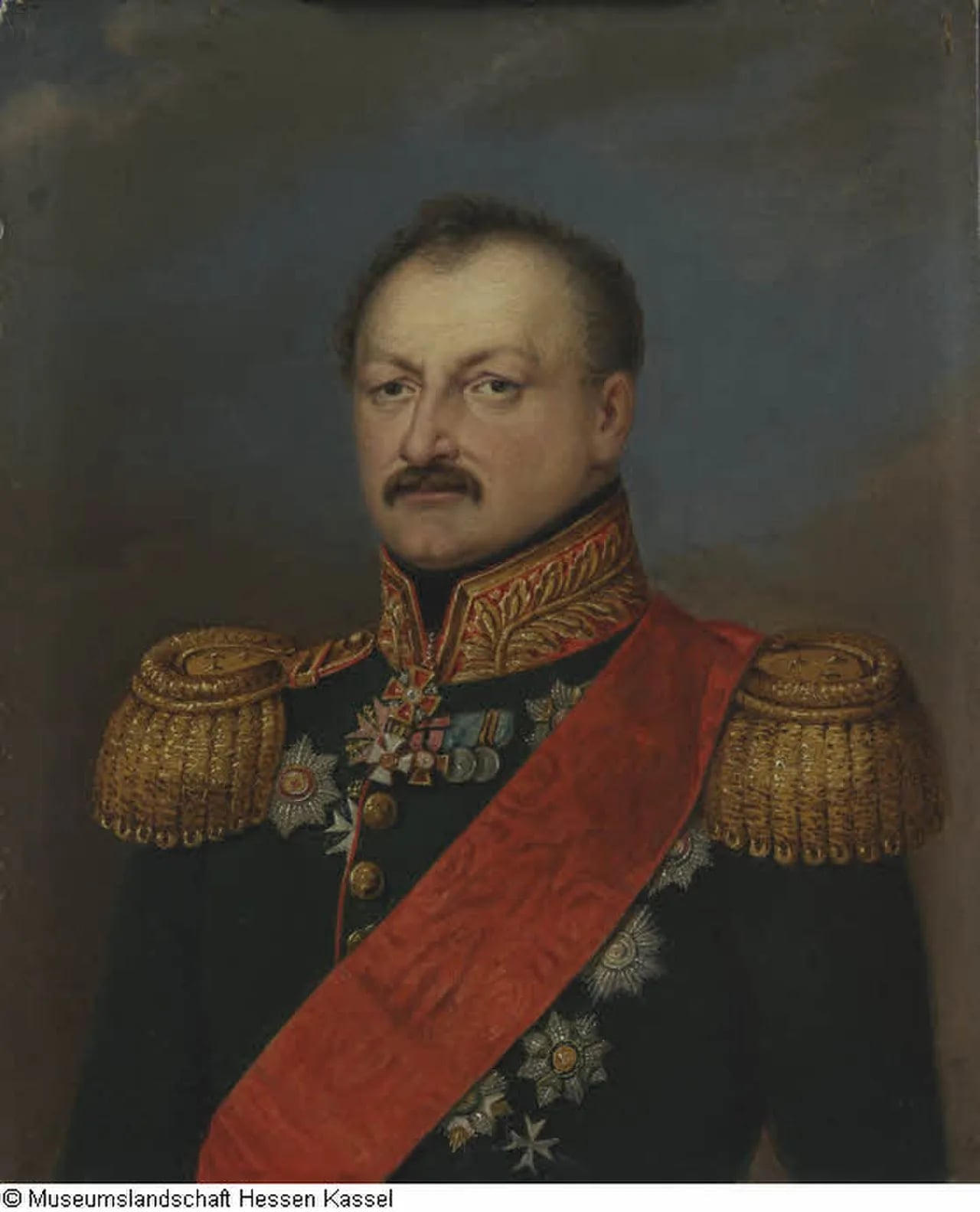 Porträt von Ernst von Hessen-Philippsthal-Barchfeld (1789–1850) – Gedenkseite