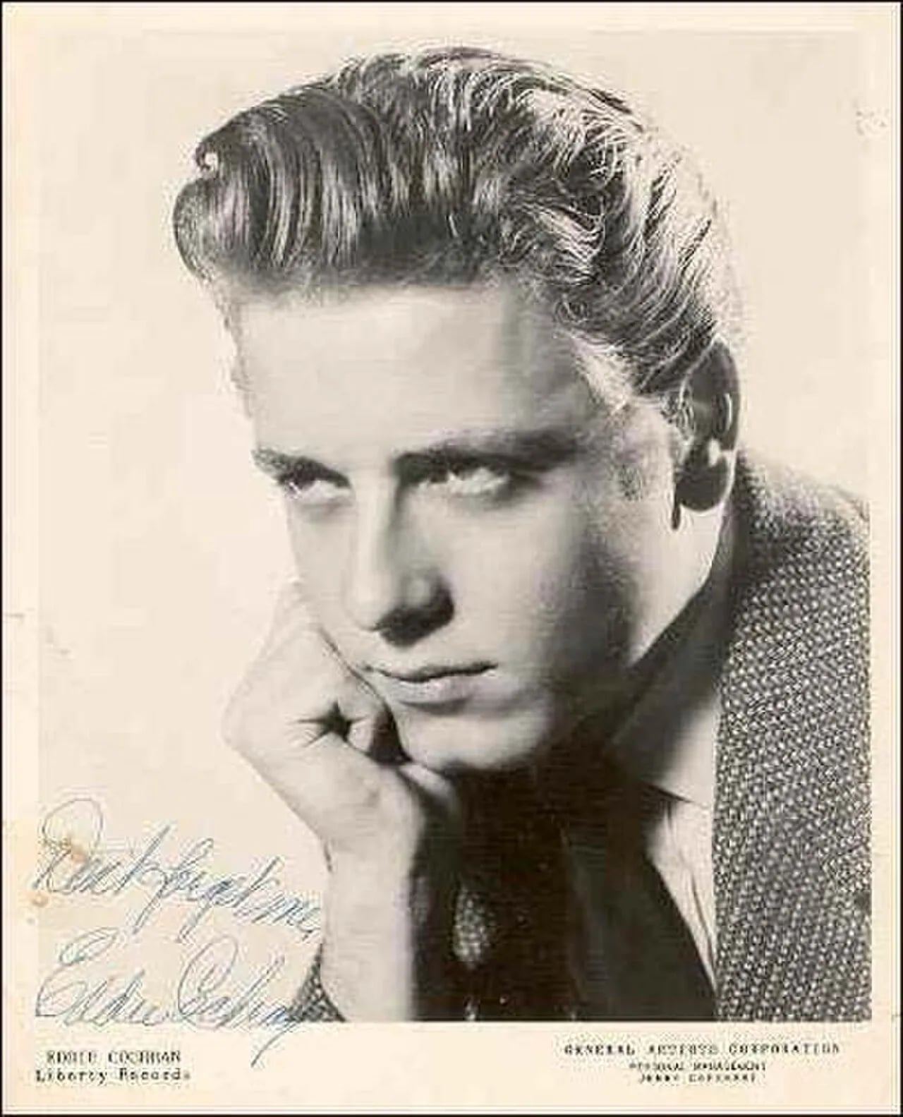 Porträt von Eddie Cochran (1938–1960) – Gedenkseite