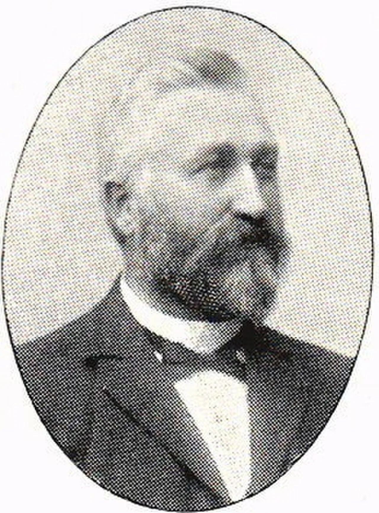 Porträt von Johan Löfberg (1848–1915) – Gedenkseite