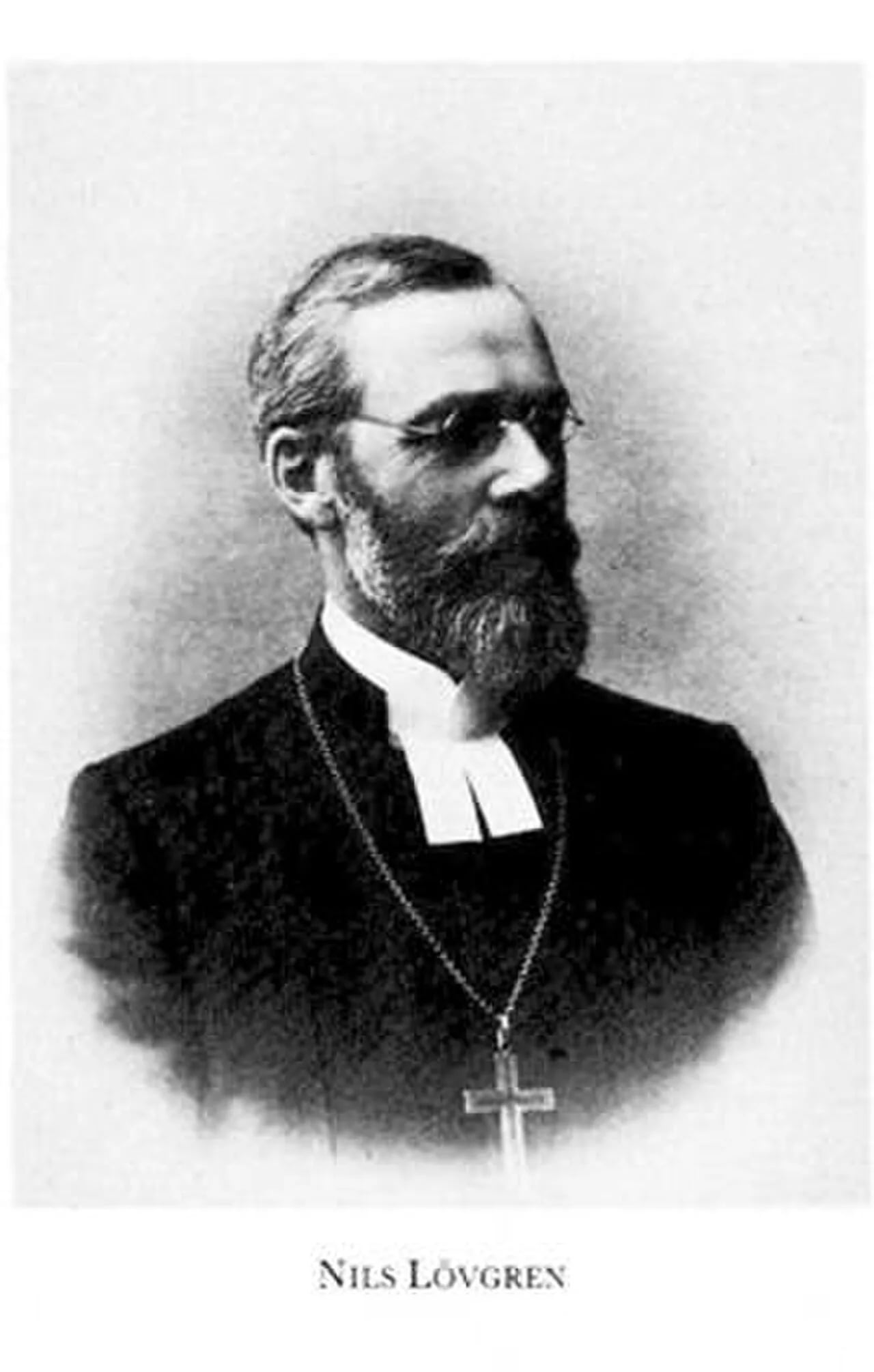 Porträt von Nils Lövgren (1852–1920) – Gedenkseite