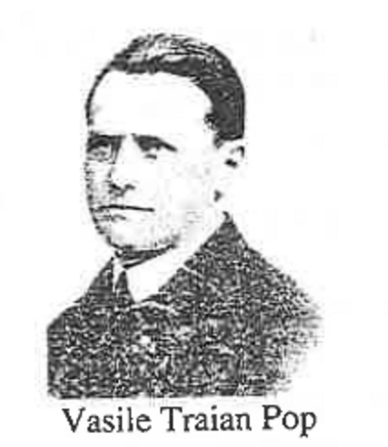 Porträt von Vasile Traian Pop (1892–1966) – Gedenkseite