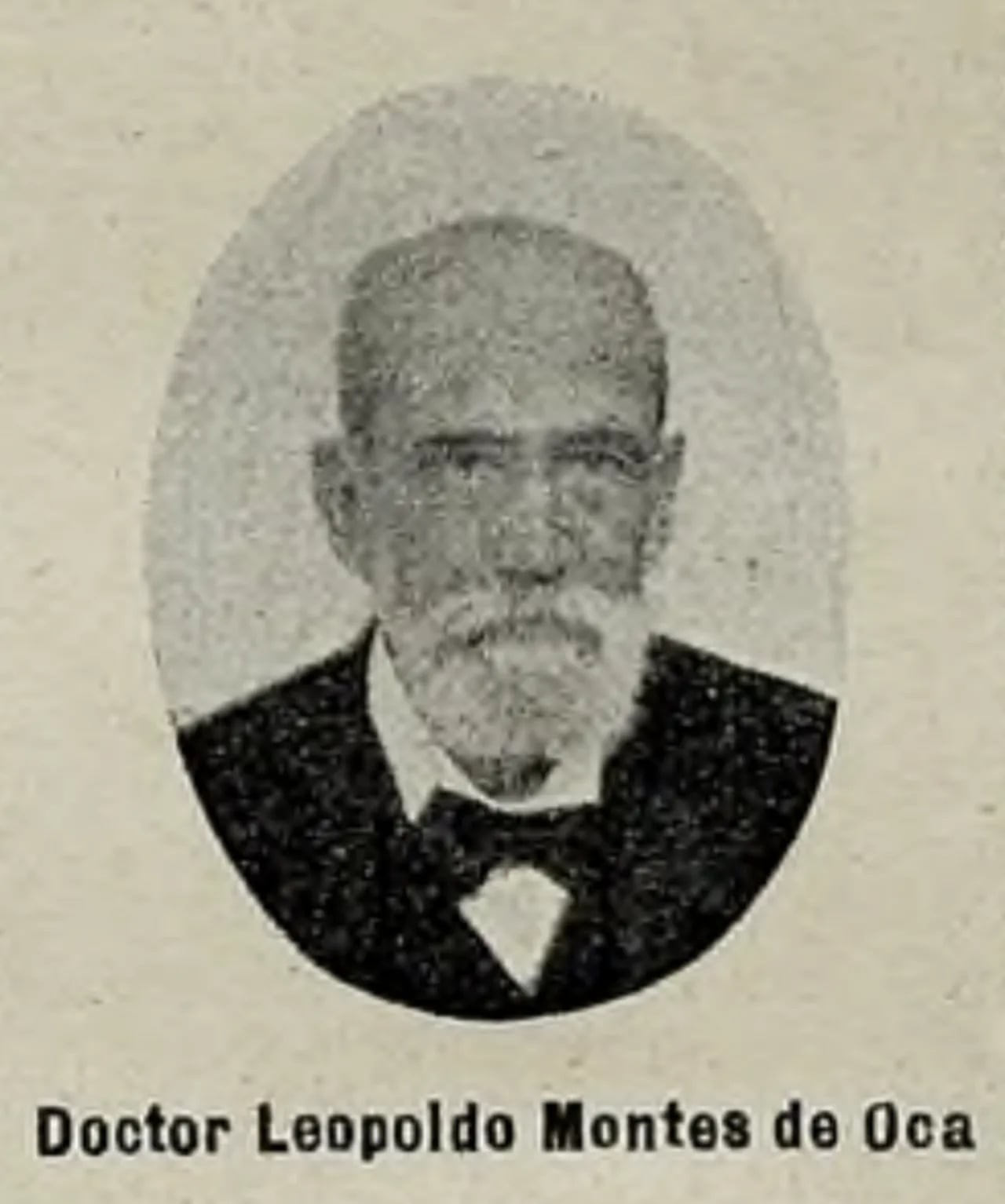 Porträt von Leopoldo Montes de Oca (1834–1906) – Gedenkseite