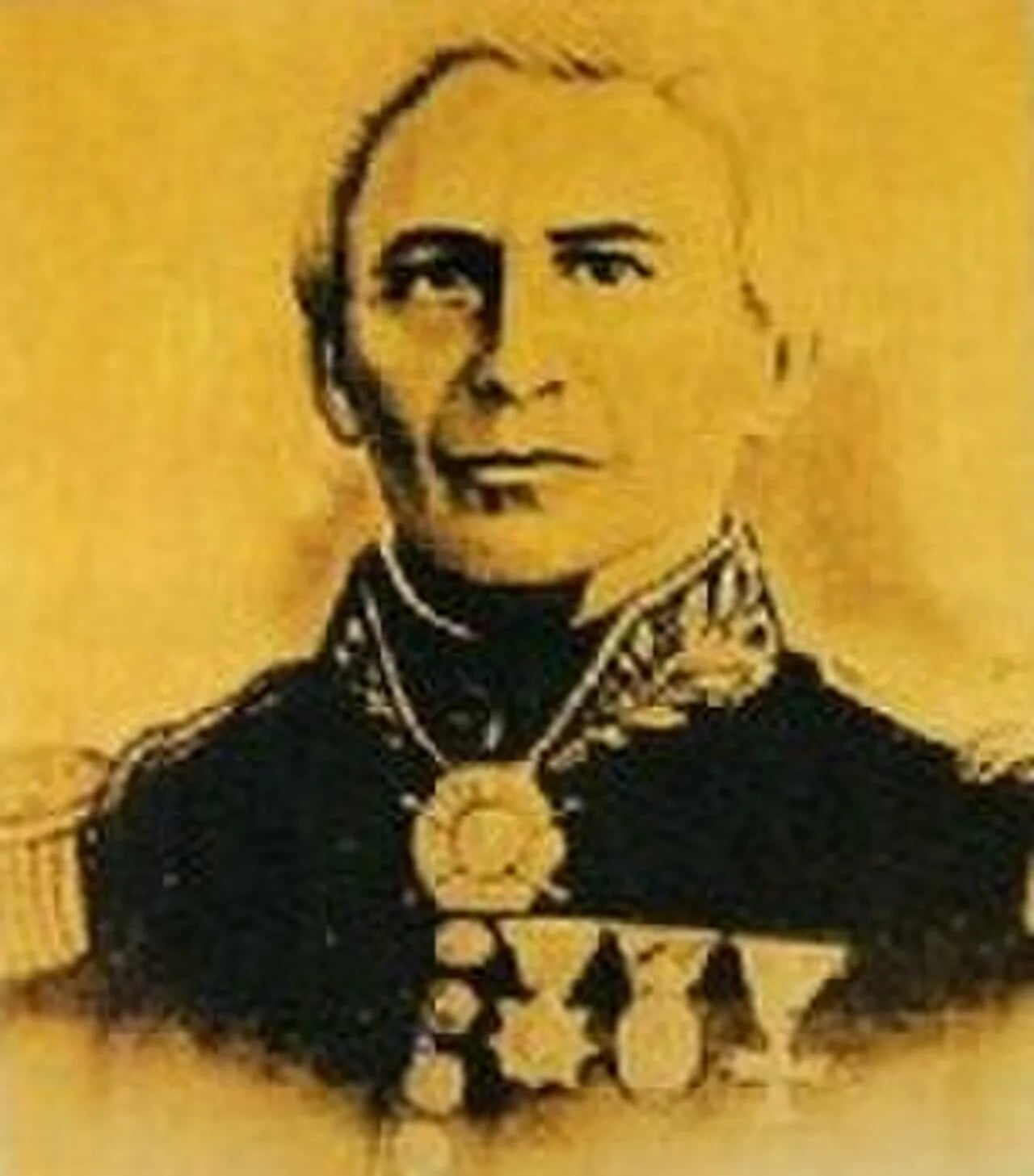 Porträt von León de Febres Cordero (1797–1872) – Gedenkseite