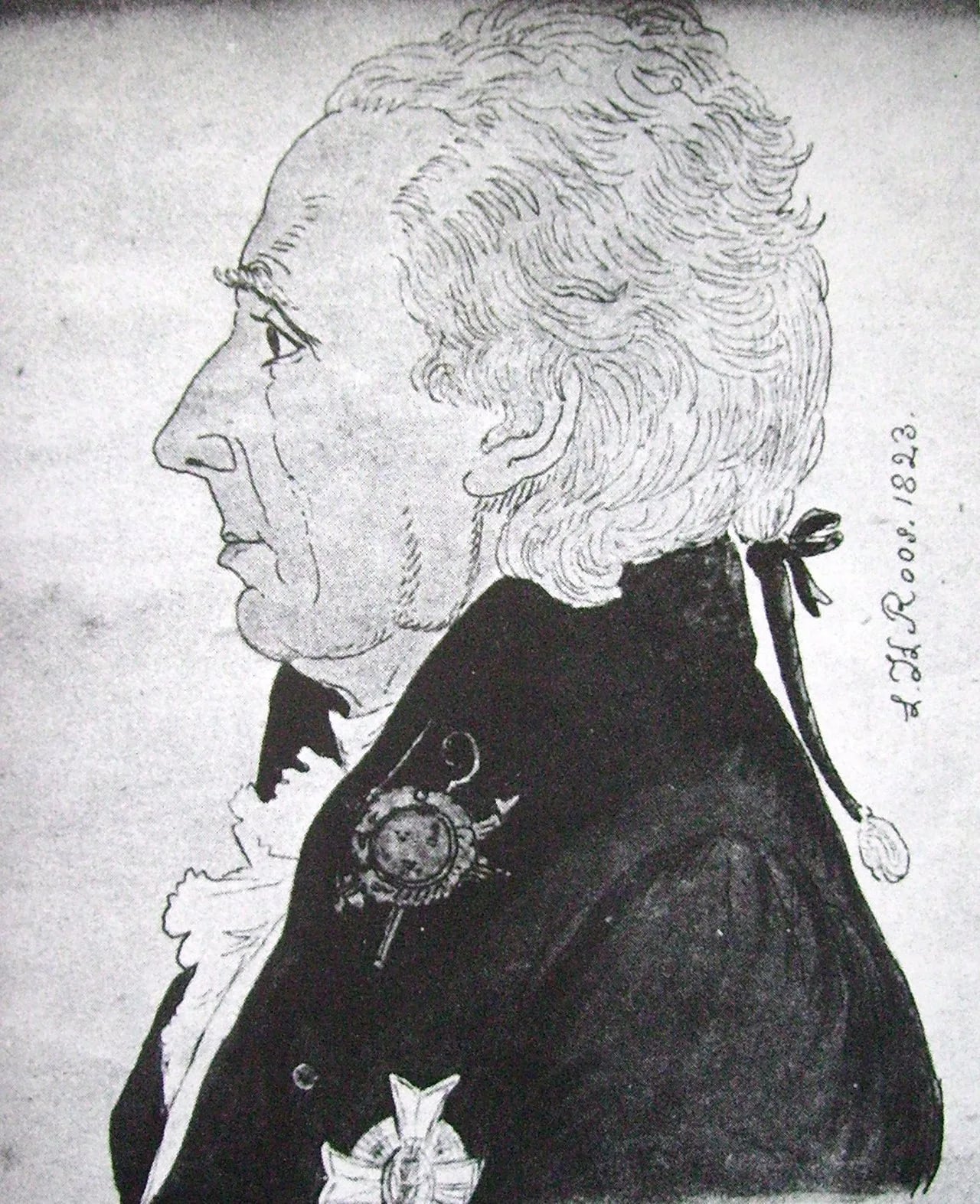Portrait of Lars August Mannerheim (1749–1835) – memorial page
