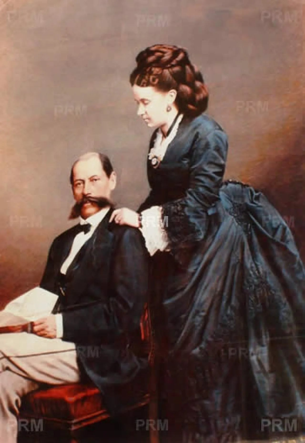 Porträt von Lindaura Anzoátegui Campero (1846–1898) – Gedenkseite
