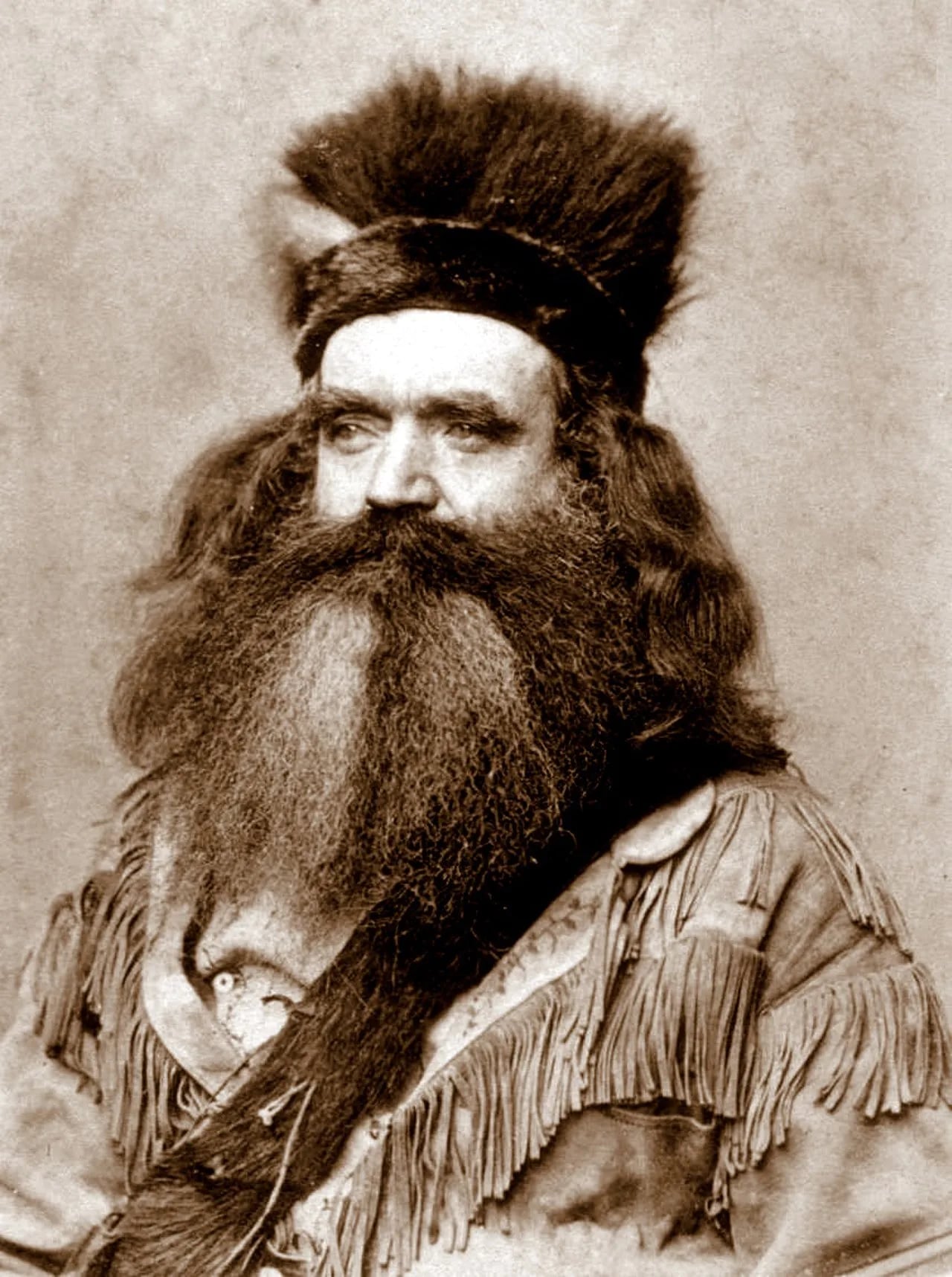 Portrait of Seth Kinman (1815–1888) – memorial page