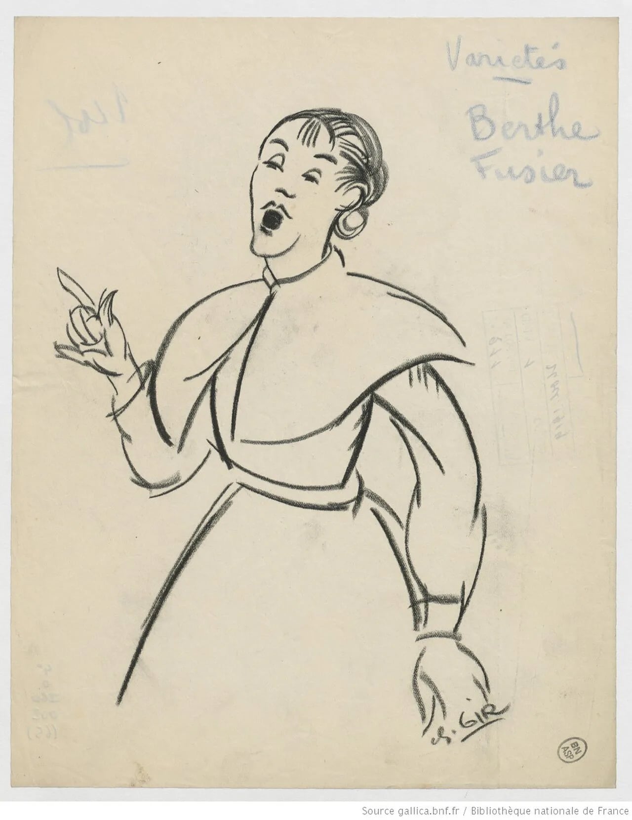 Porträt von Berthe Fusier (1883–1974) – Gedenkseite