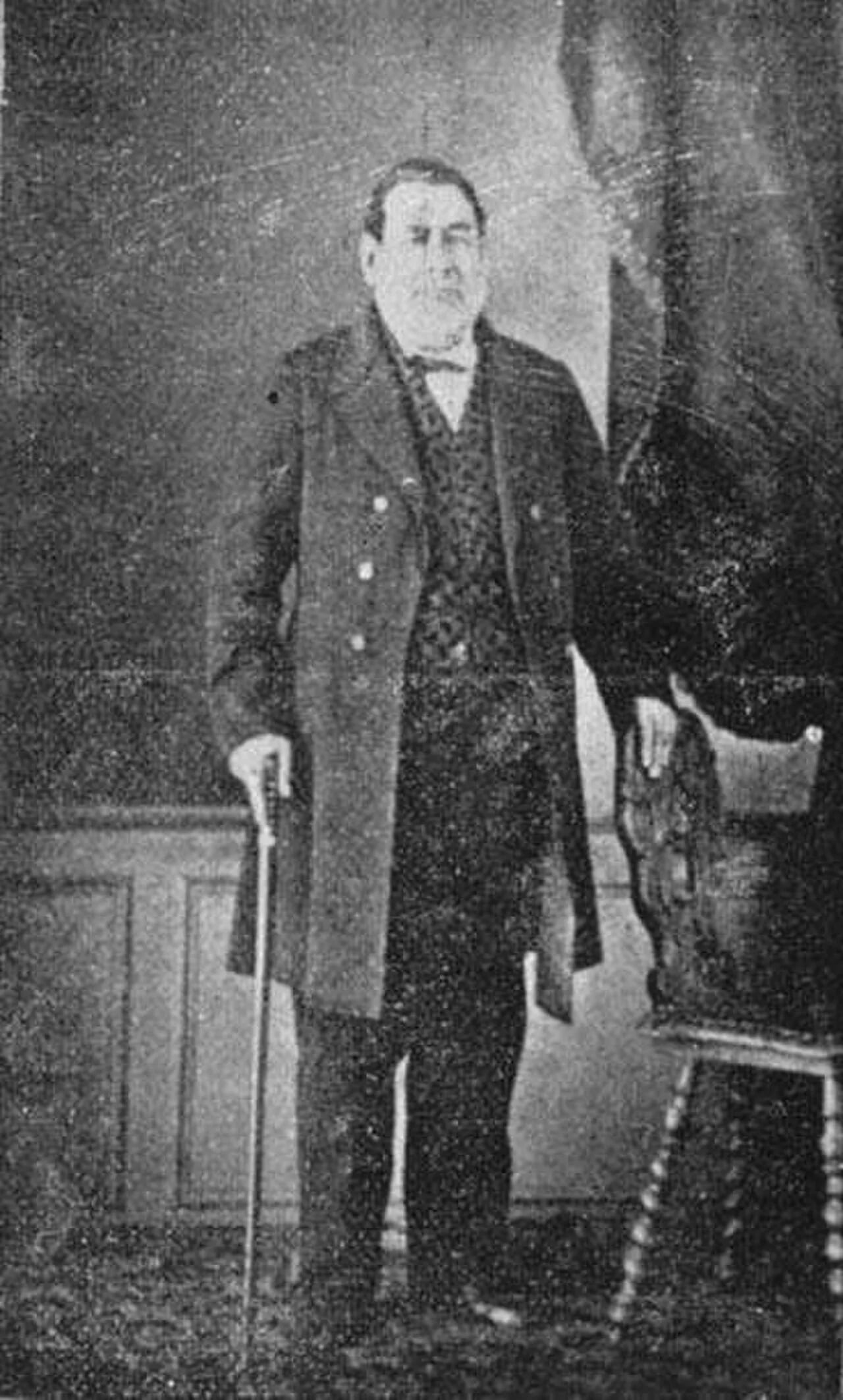 Porträt von Lucas Píriz (1806–1865) – Gedenkseite
