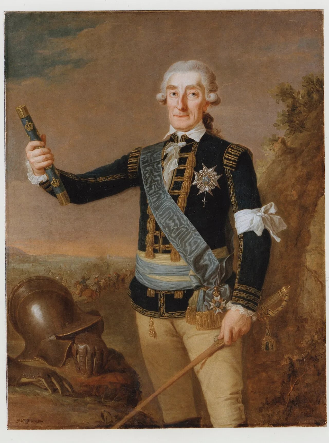 Porträt von Johan August Meijerfeldt der Jüngere (1725–1800) – Gedenkseite