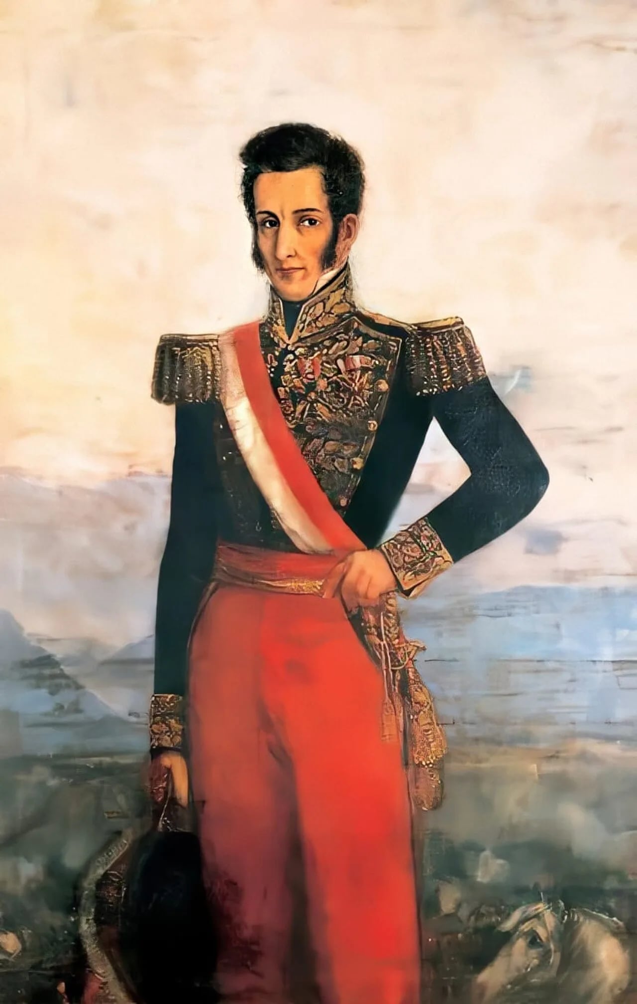 Porträt von José de La Mar (1778–1830) – Gedenkseite
