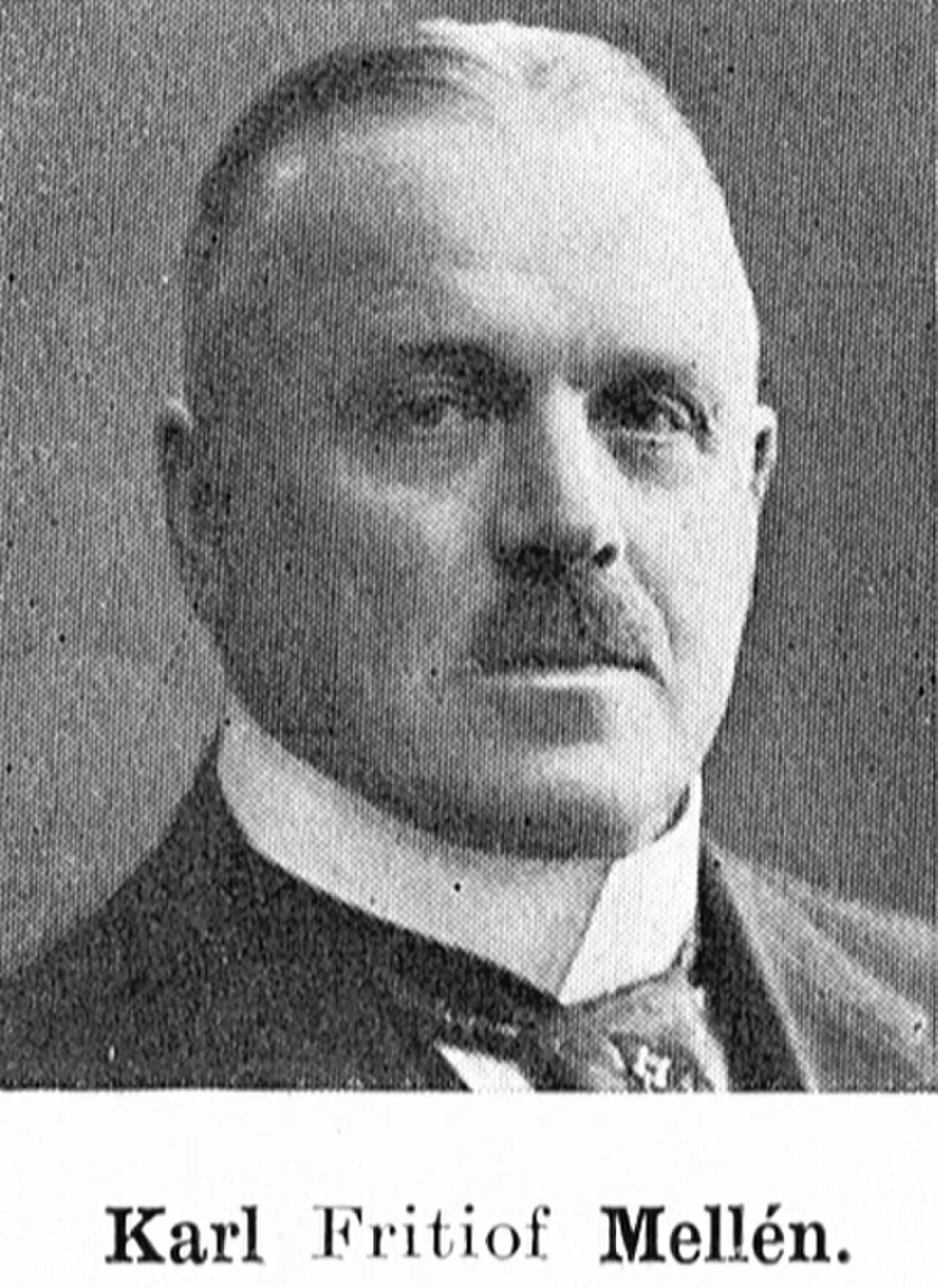Porträt von Karl Mellén (1869–1936) – Gedenkseite