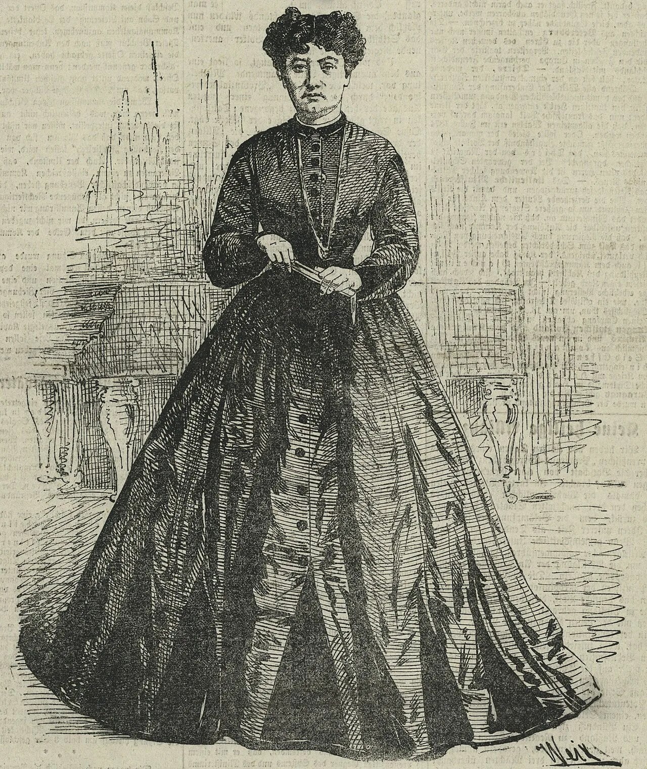Portrait of Antonie Mansfeld (1835–1875) – memorial page