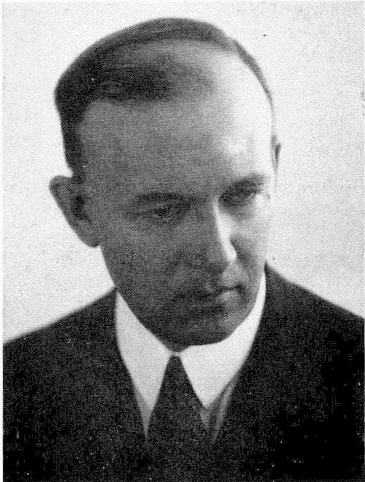 Porträt von Helmer Molander (1892–1963) – Gedenkseite