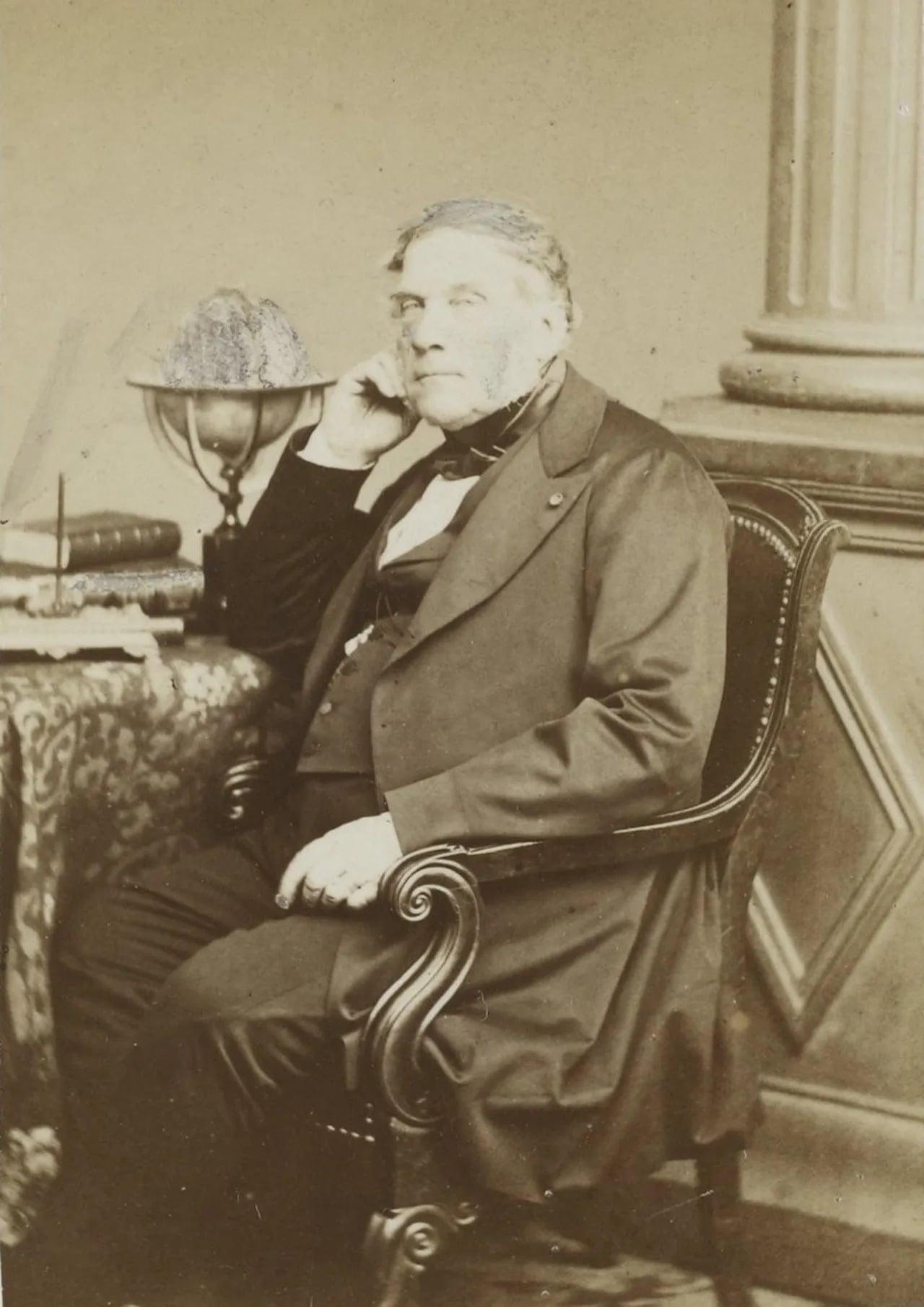 Porträt von Prosper-Auguste Poulain de Bossay (1798–1876) – Gedenkseite