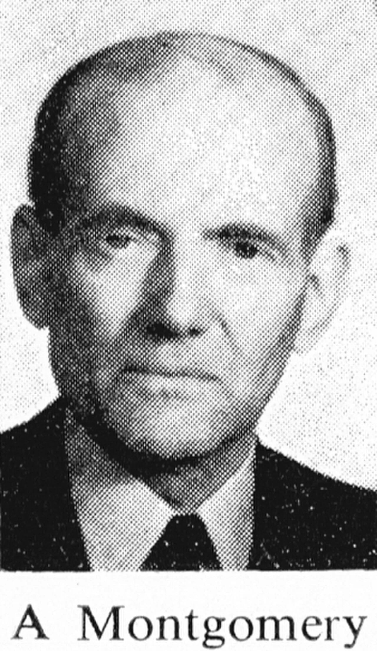 Portrait of Arthur Montgomery (1889–1976) – memorial page