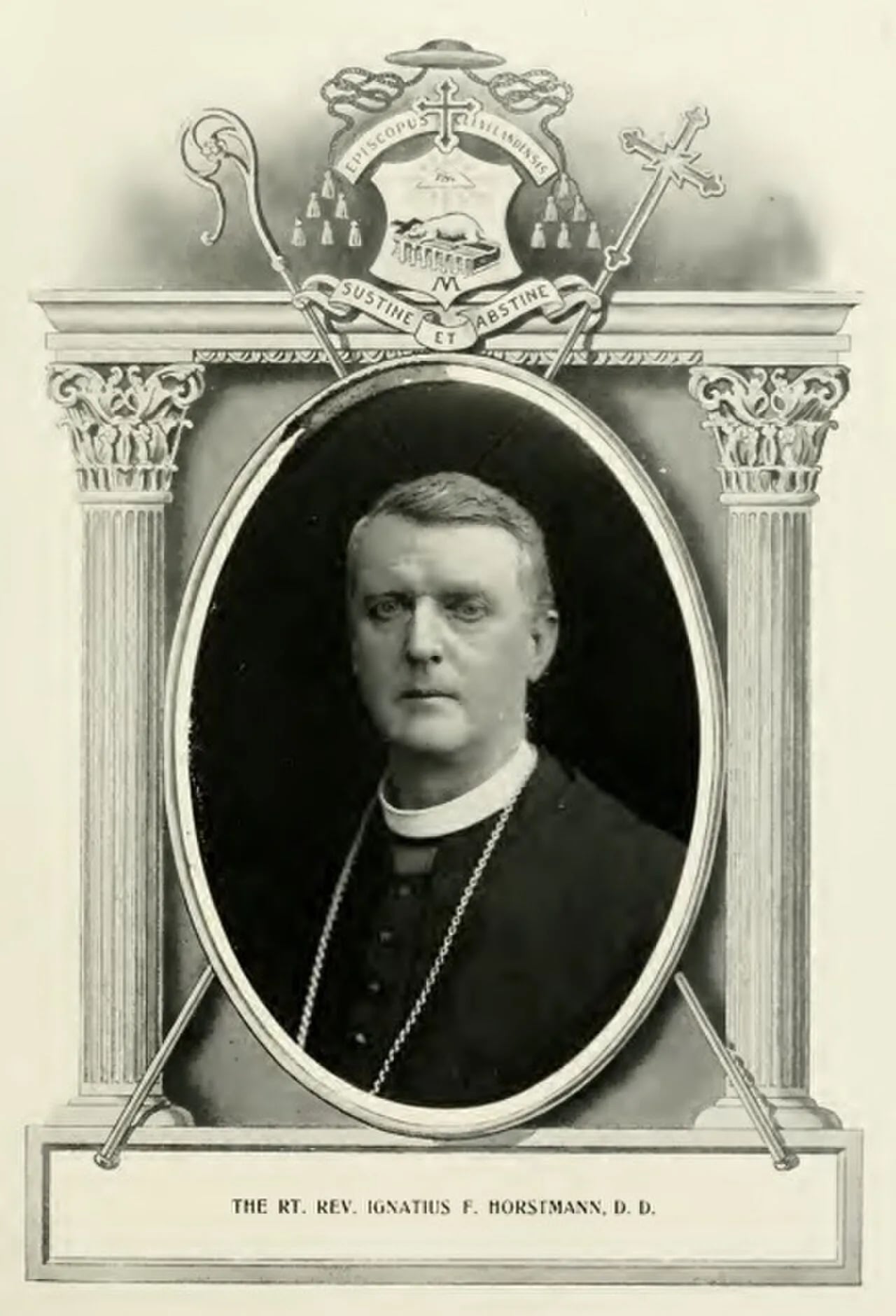 Porträt von Ignatius Frederick Horstmann (1840–1908) – Gedenkseite